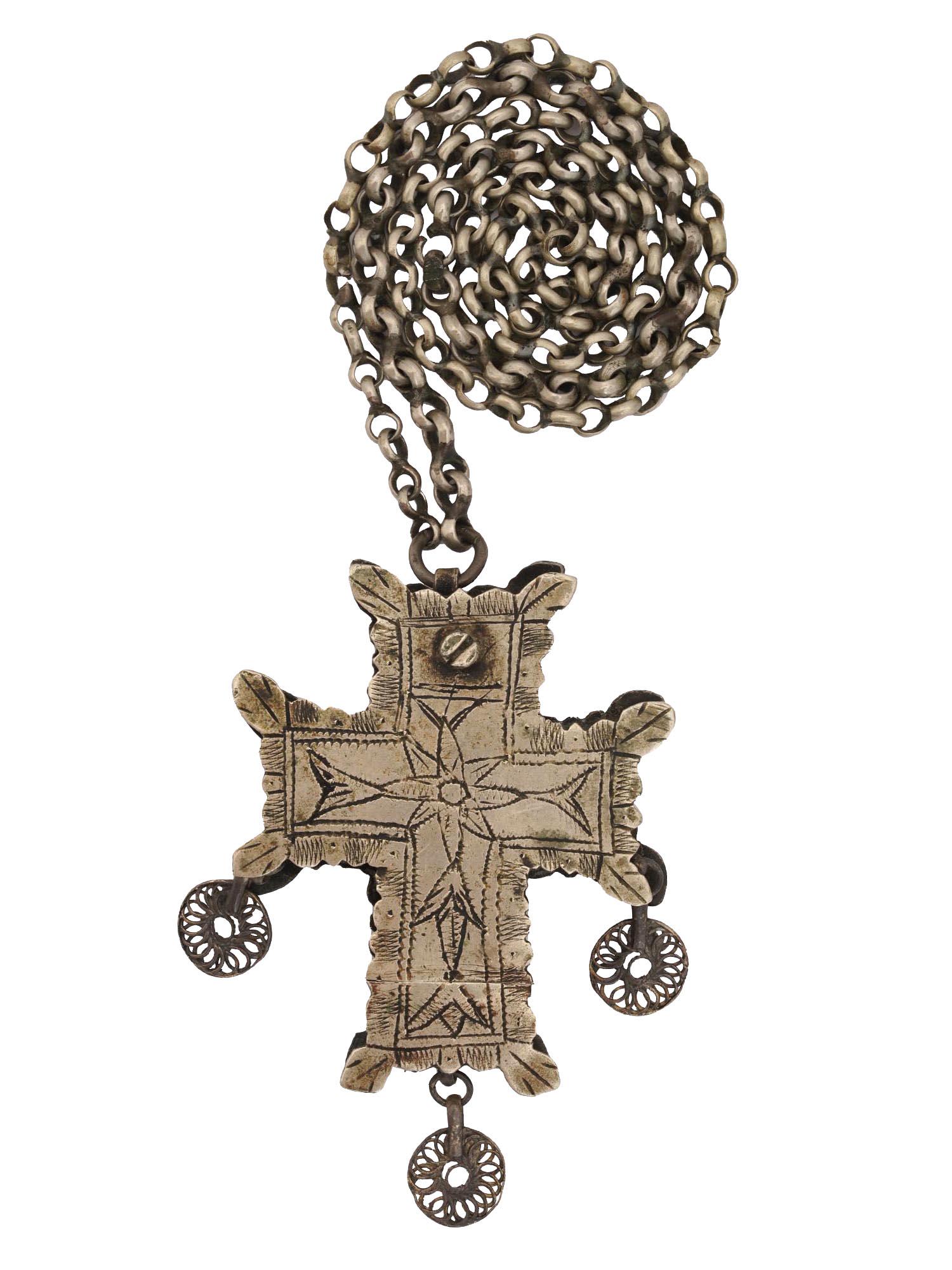 Silver russian shop orthodox cross pendant
