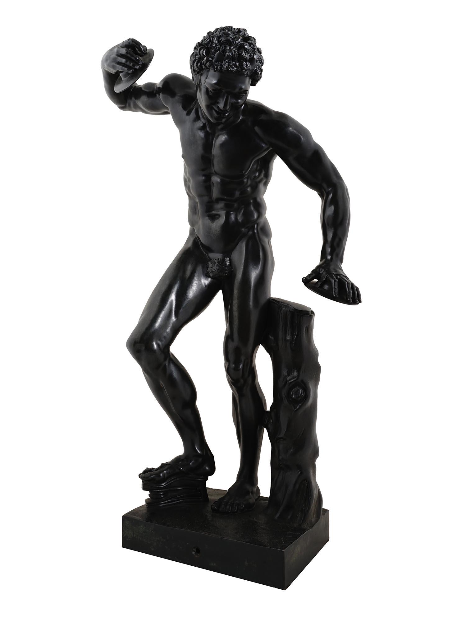ANTIQUE BRONZE FAUN AFTER MASSIMILIANO SOLDANI (1 of 6)