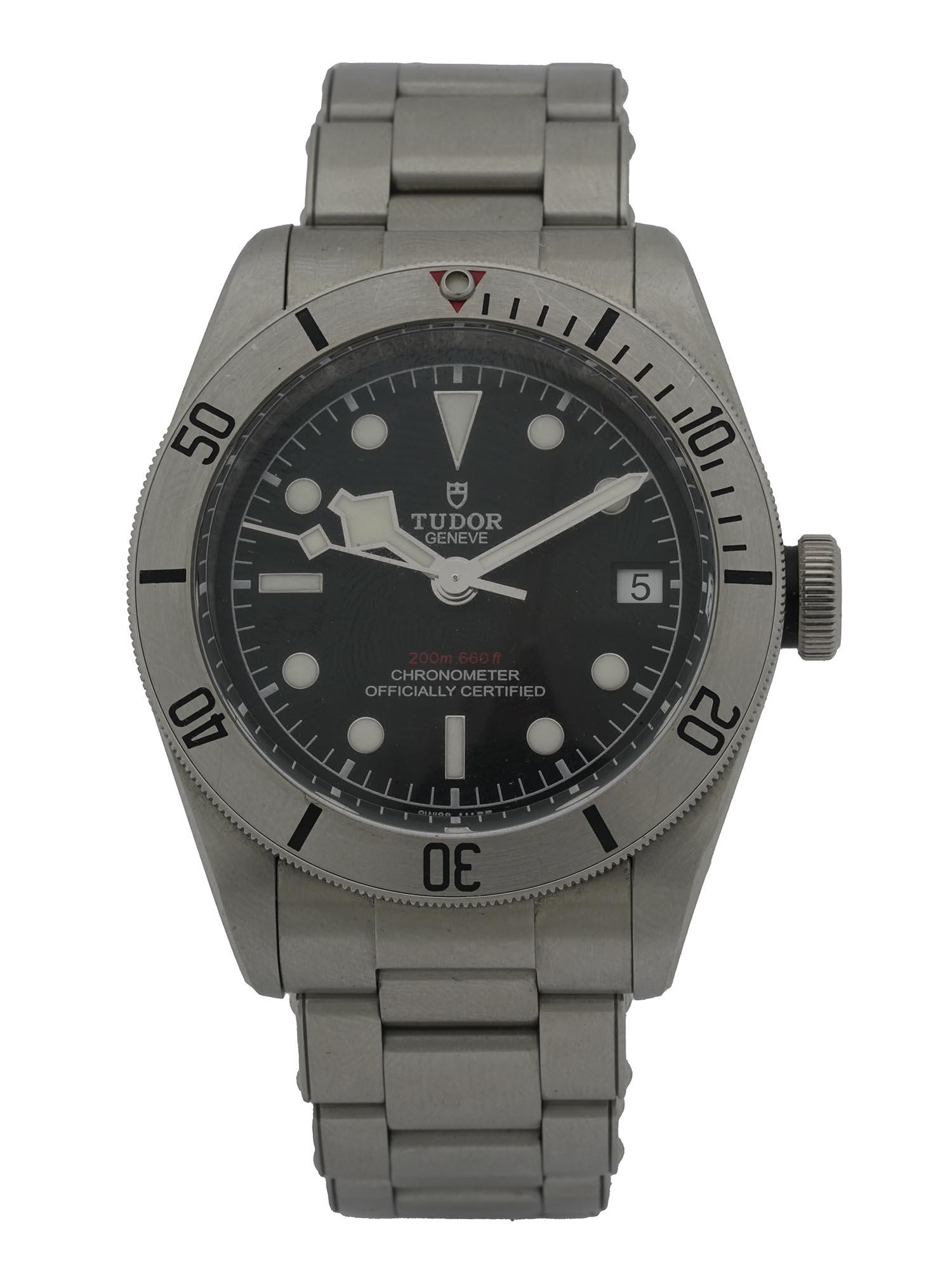 TUDOR HERITAGE BLACK BAY STEEL MODEL DIVERS WATCH (1 of 11)