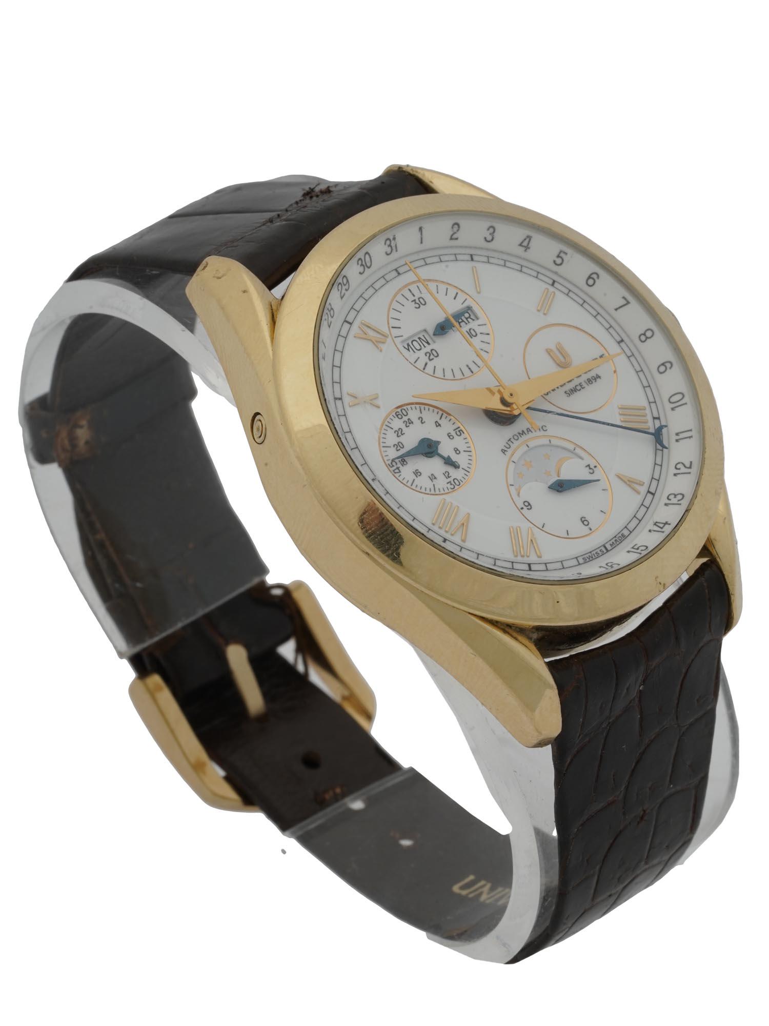 VINTAGE UNIVERSAL GENEVE GOLD MENS WRIST WATCH (1 of 11)