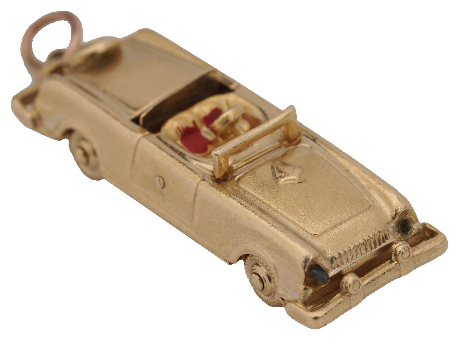 14 K YELLOW GOLD MODEL OF A VINTAGE CAR CHARM (1 of 3)