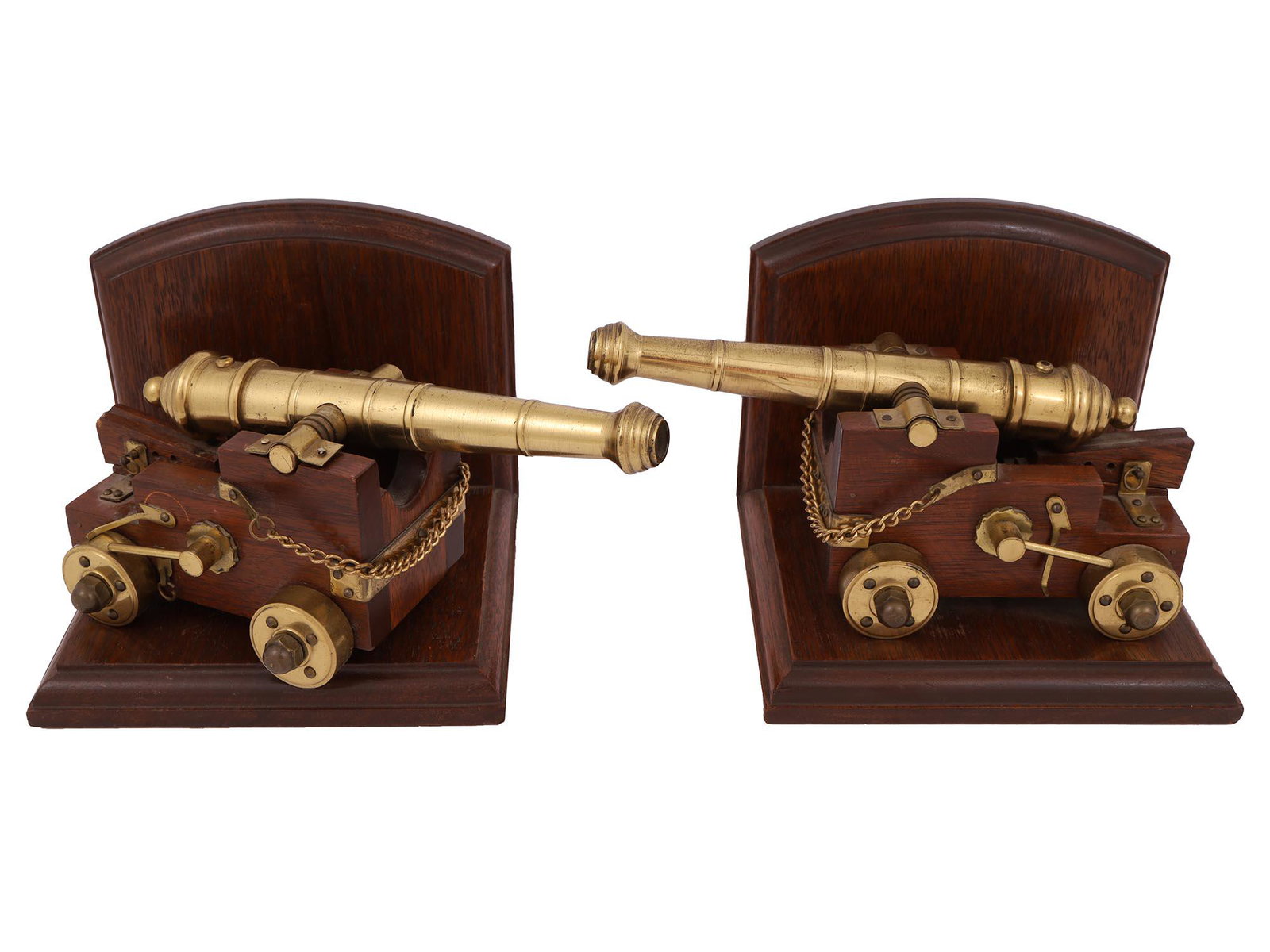 ANTIQUE 19TH C. AMERICAN CANNON MODEL BOOKENDS (1 of 5)