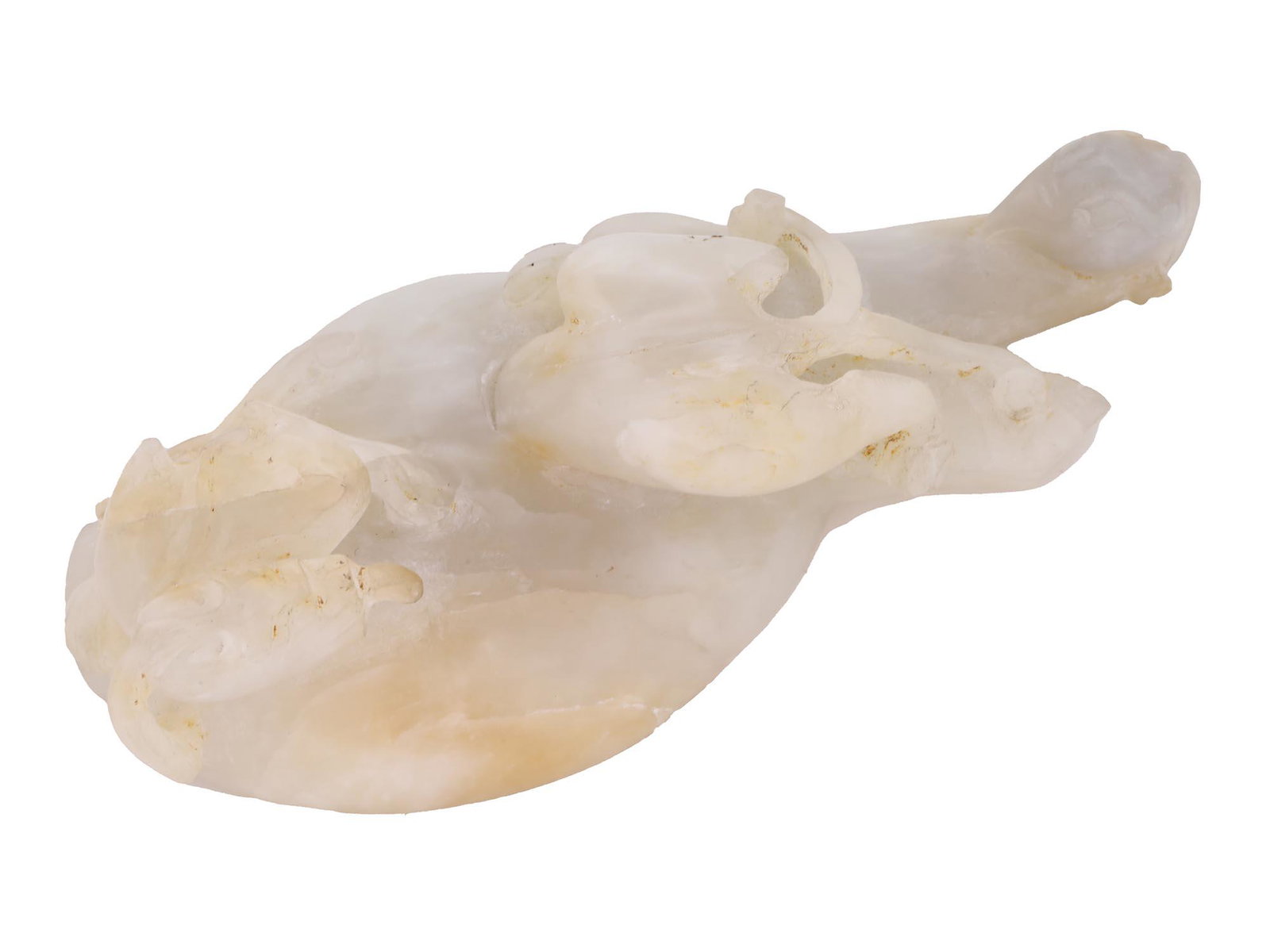 VINTAGE CHINESE JADE HAND CARVED BIRD FIGURE (1 of 4)