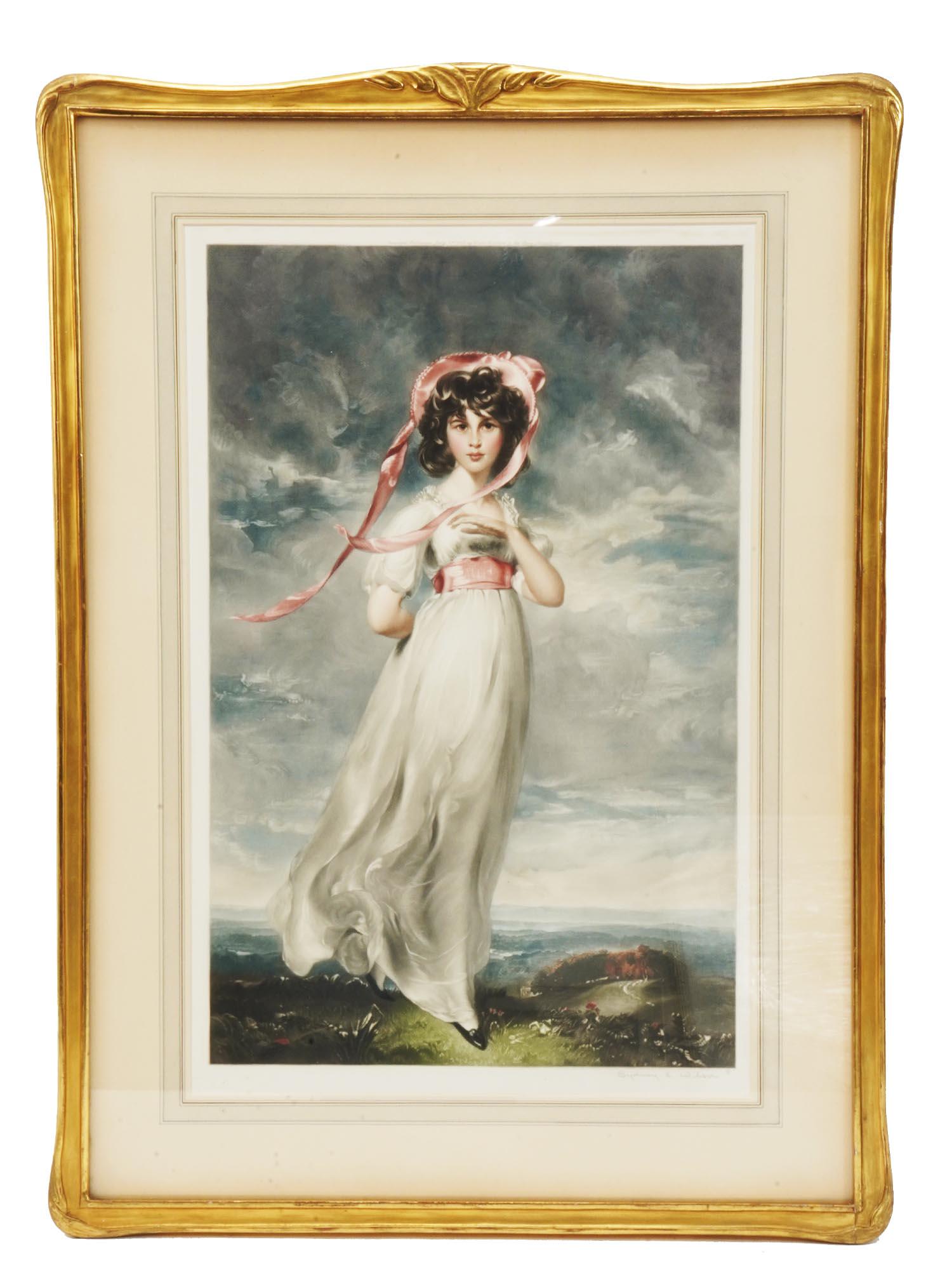 PINKIE PORTRAIT PRINT BY SYDNEY ERNEST WILSON (1 of 4)