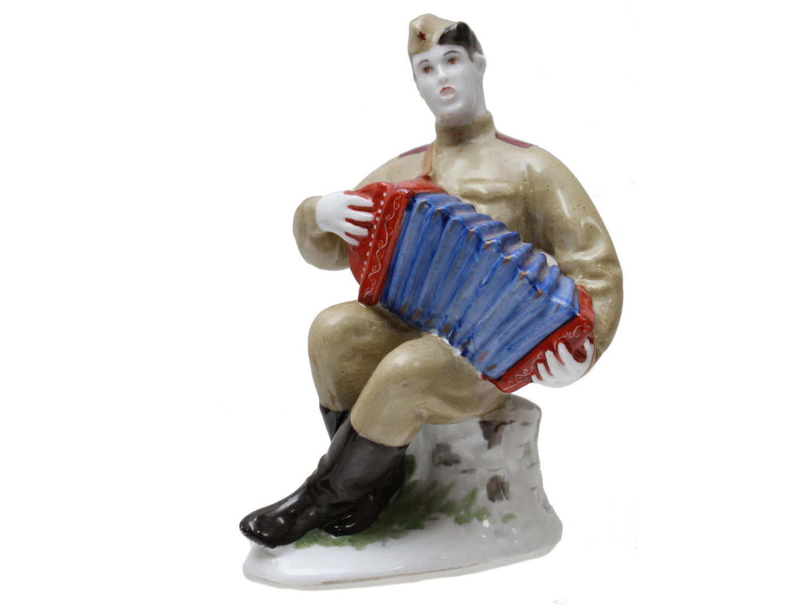 SOVIET LOMONOSOV PORCELAIN FIGURINE VASILY TERKIN (1 of 7)