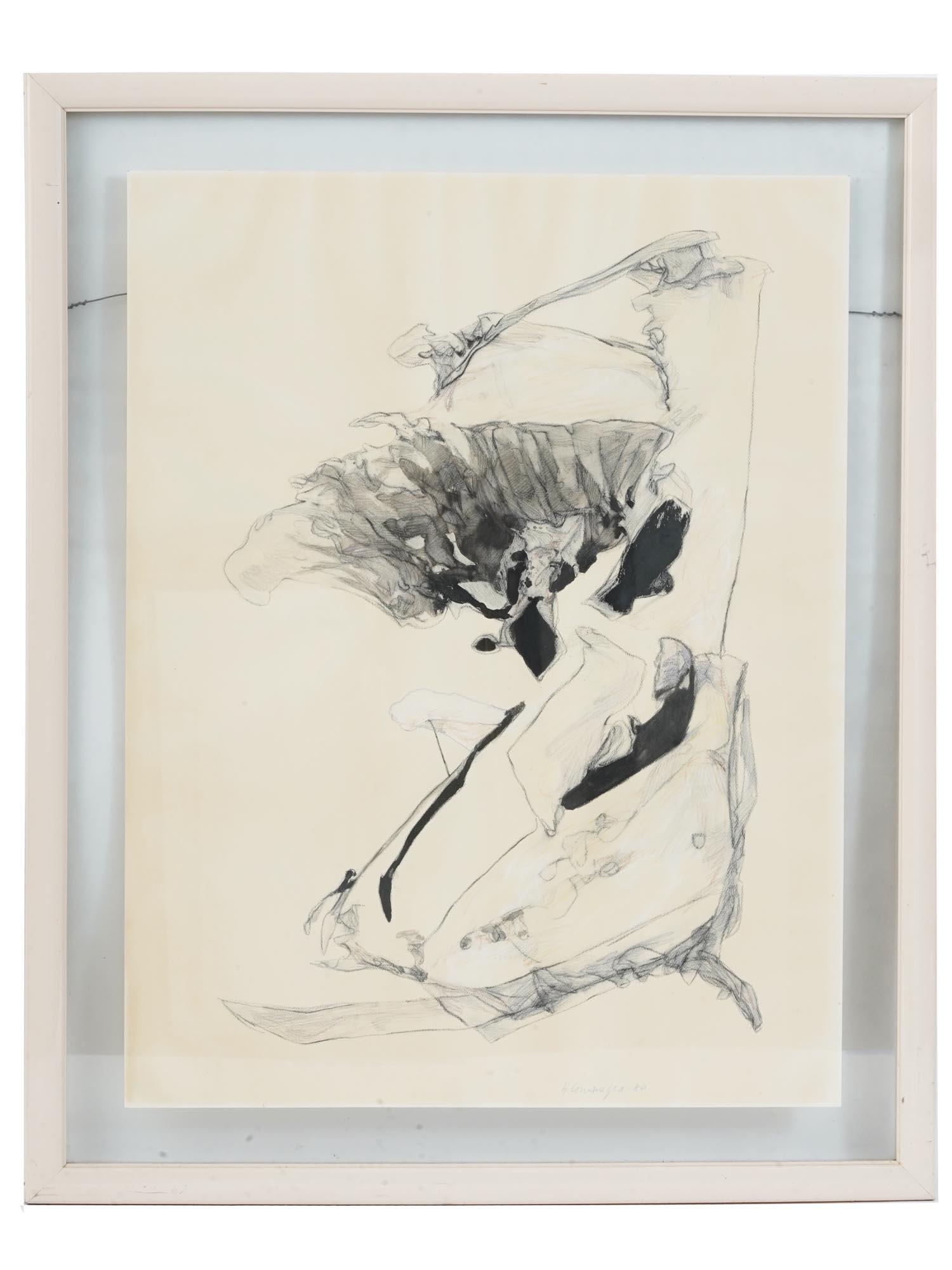 AMERICAN MIXED MEDIA PAINTING BY HUGO CONSUEGRA (1 of 4)