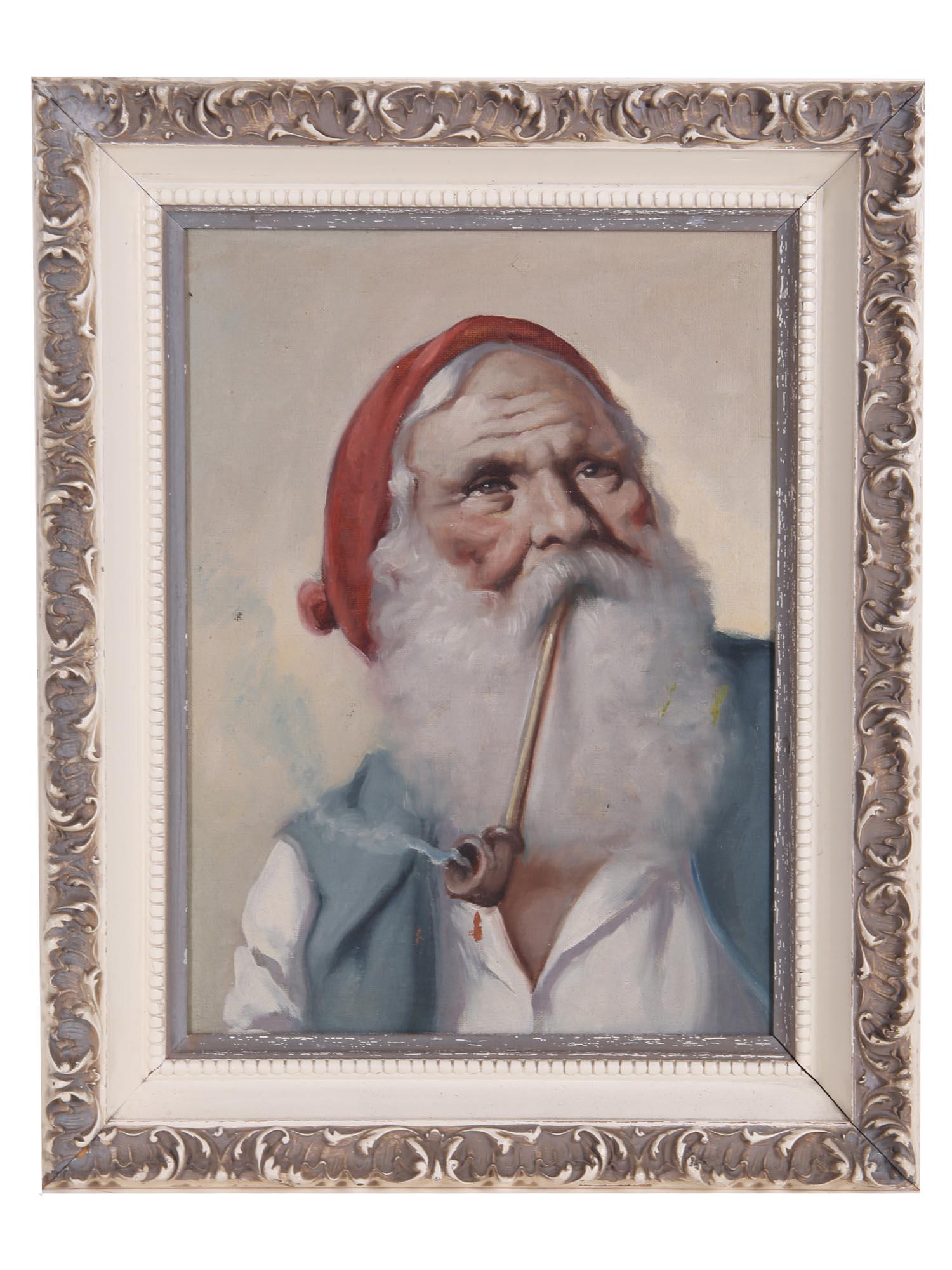 ATTR LOUIS BURNETT OIL PAINTING SAILOR PORTRAIT (1 of 4)