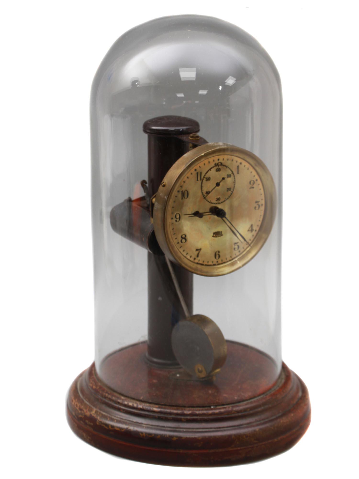 A VINTAGE POOLE DOMED CLOCK (1 of 12)