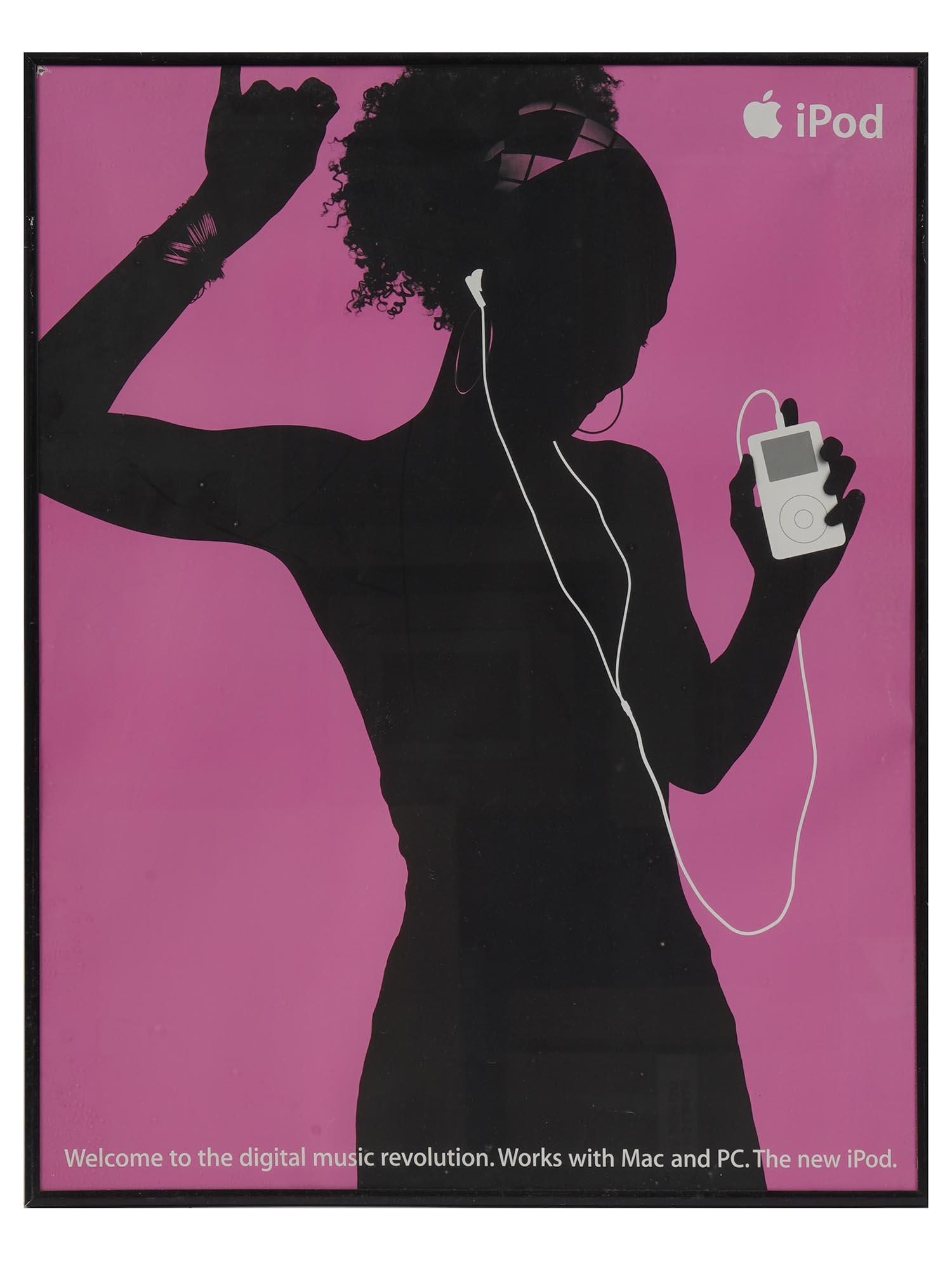 APPLE IPOD PINK POSTER DESIGNED BY M. DARIUS (1 of 3)