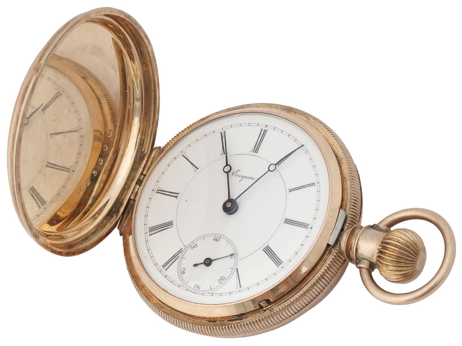 ANTIQUE 18K ROSE GOLD EMPIRE BWC CO POCKET WATCH Oct 22, 2022