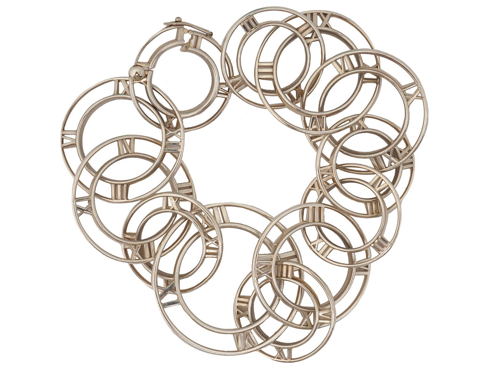 TIFFANY AND CO STERLING SILVER ATLAS BRACELET IOB (1 of 3)