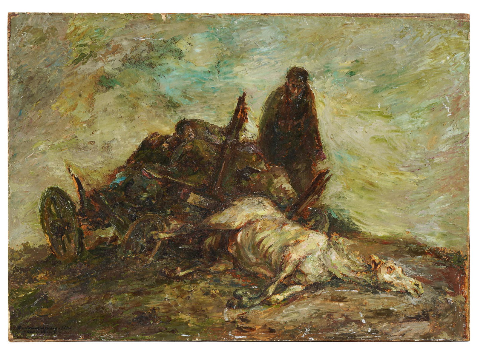 IMPRESSIONIST OIL PAINTING BY RAPHAEL MANDELZWEIG (1 of 4)
