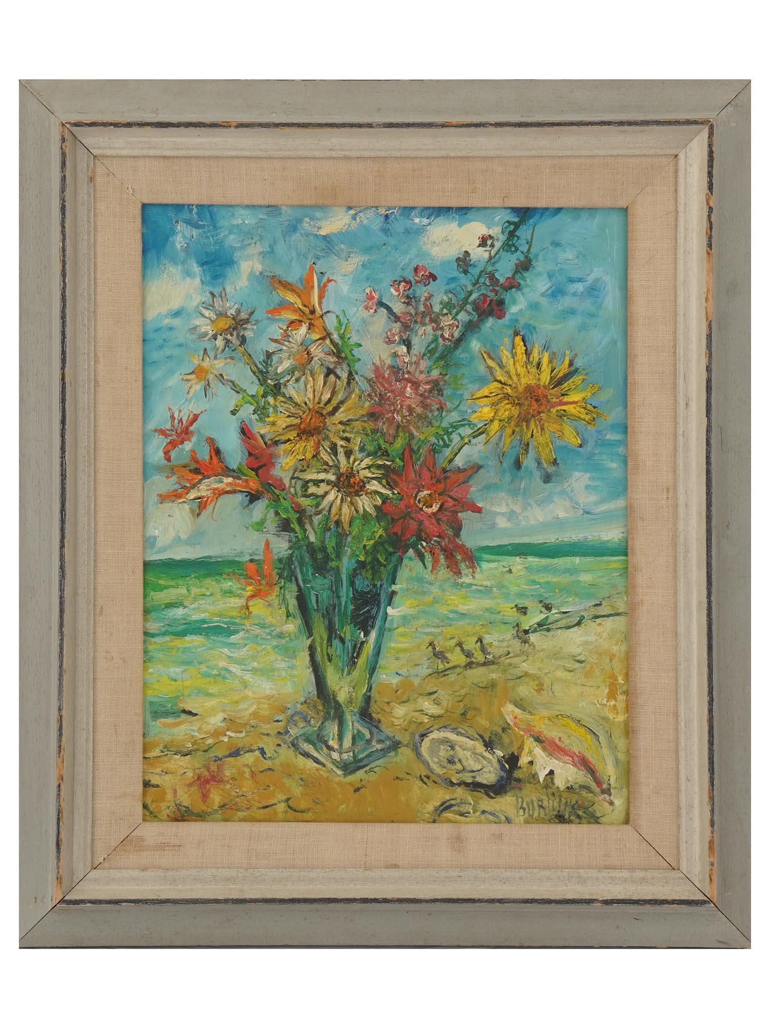 RUSSIAN STILL LIFE OIL PAINTING BY DAVID BURLIUK (1 of 6)