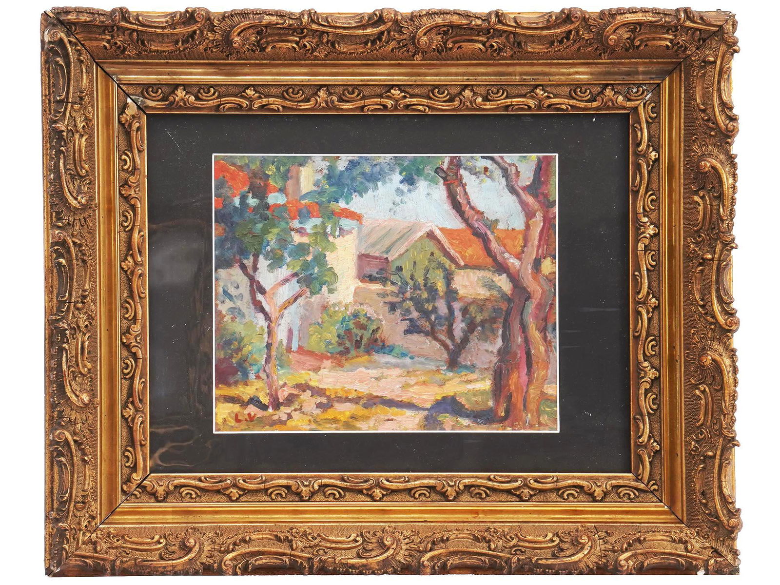 FRENCH LANDSCAPE OIL PAINTING BY LOUIS VALTAT (1 of 4)
