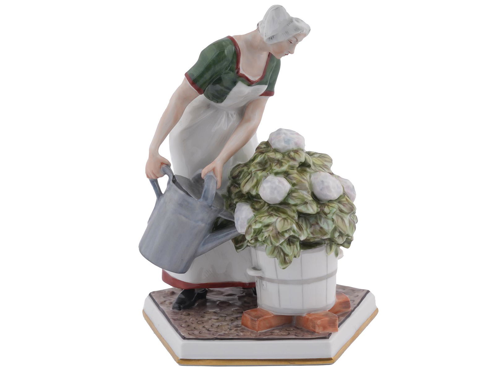 DANISH BING GRONDAHL PORCELAIN FIGURINE OF WOMAN (1 of 4)