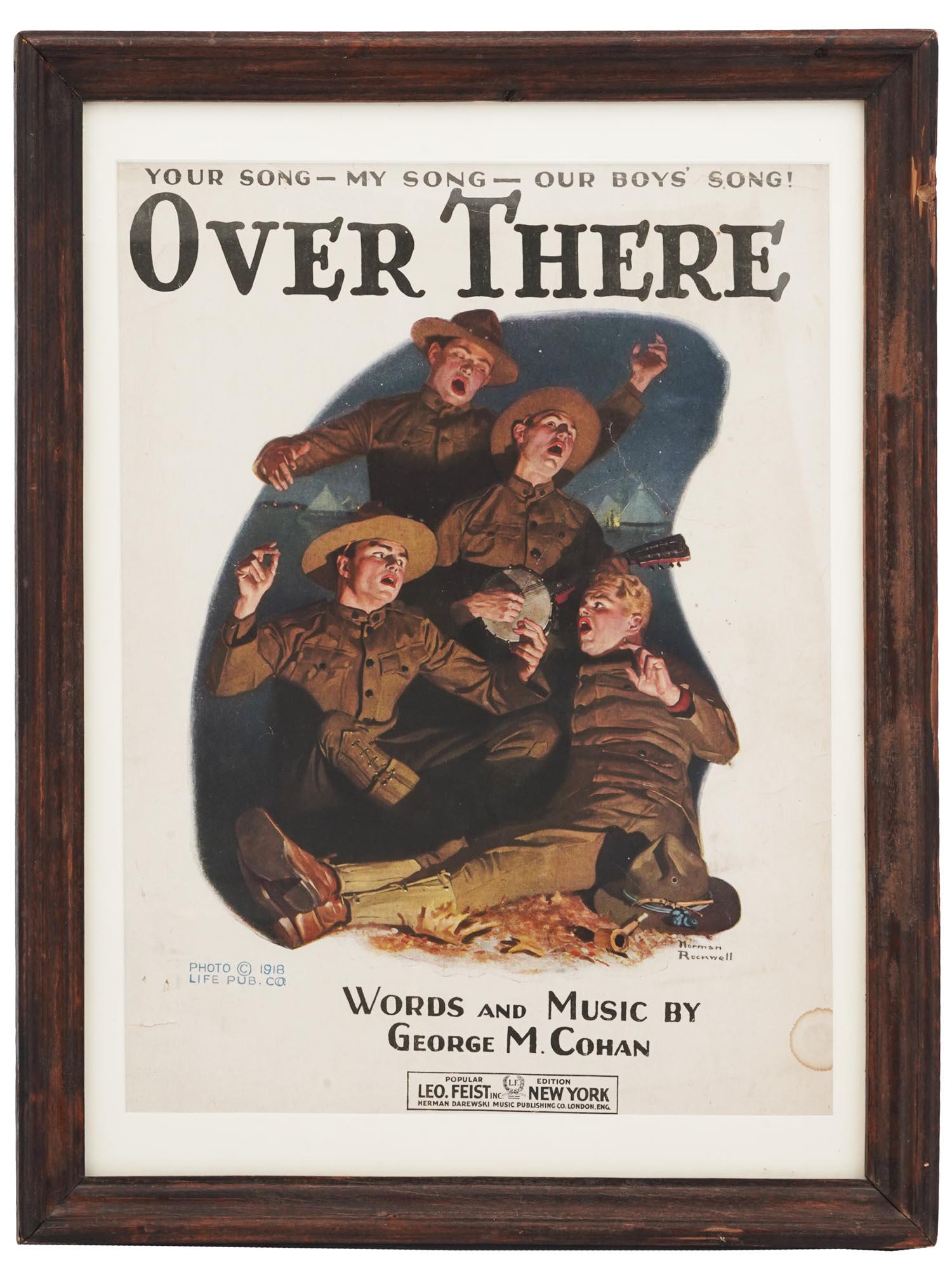 WWI AMERICAN MUSIC SHEET COVER BY NORMAN ROCKWELL (1 of 6)