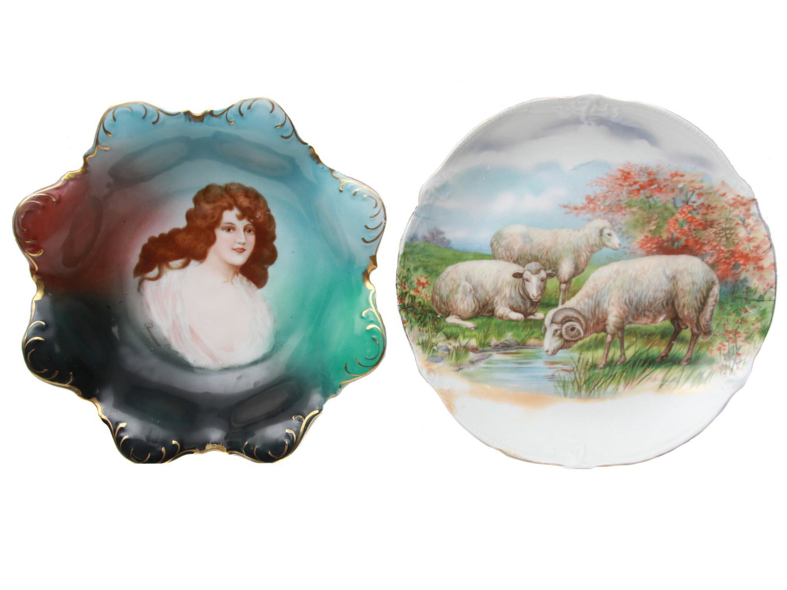 SET OF VICTORIA AUSTRIAN AND GERMAN CABINET PLATE (1 of 11)
