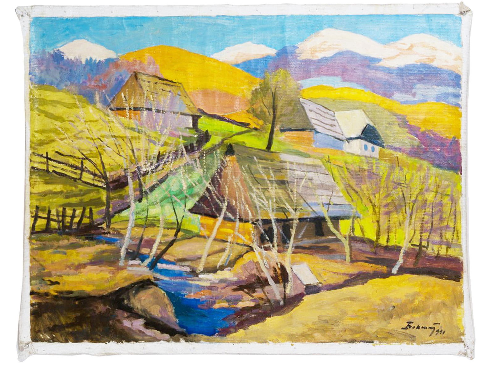 JOSIF BOKSAY UKRAINIAN OIL PAINTING 1990 (1 of 3)