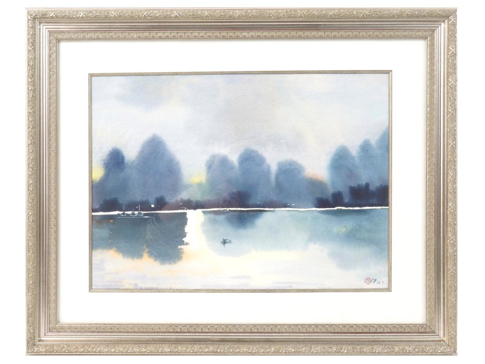 MODERN CHINESE WATERCOLOR PAINTING BY XIAO PING (1 of 4)