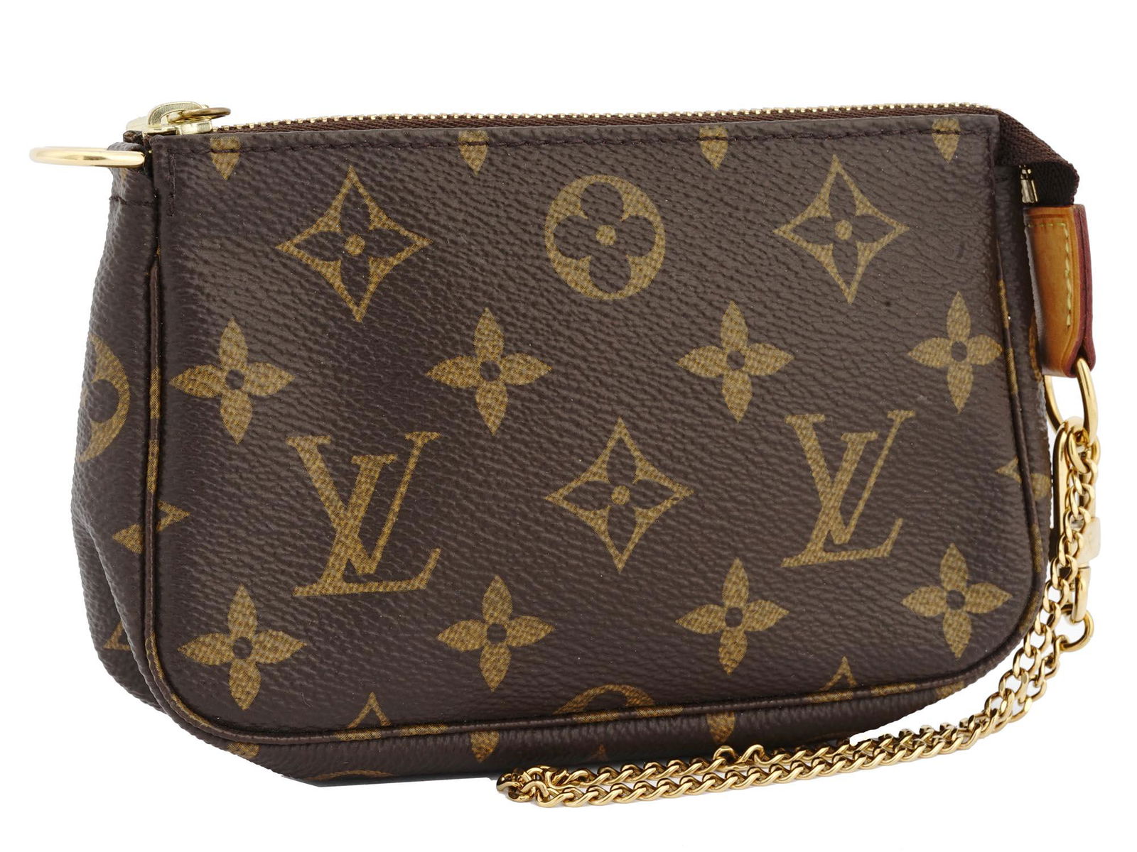 ORIGINAL LOUIS VUITTON LEATHER POCHETTE SOIR BAG IOB (1 of 5)