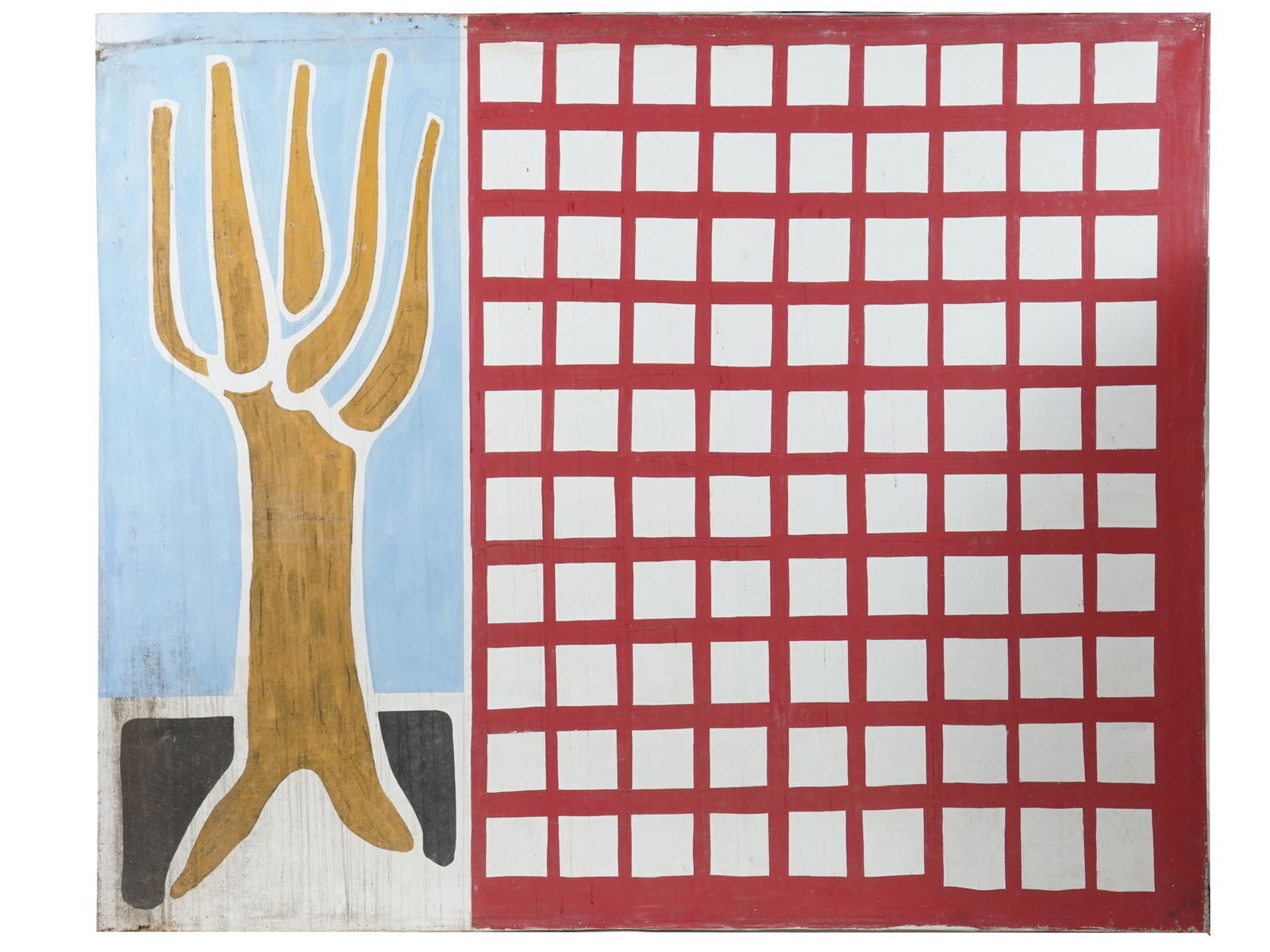 AMERICAN ABSTRACT TREE PAINTING THOMAS M BARNETT (1 of 5)