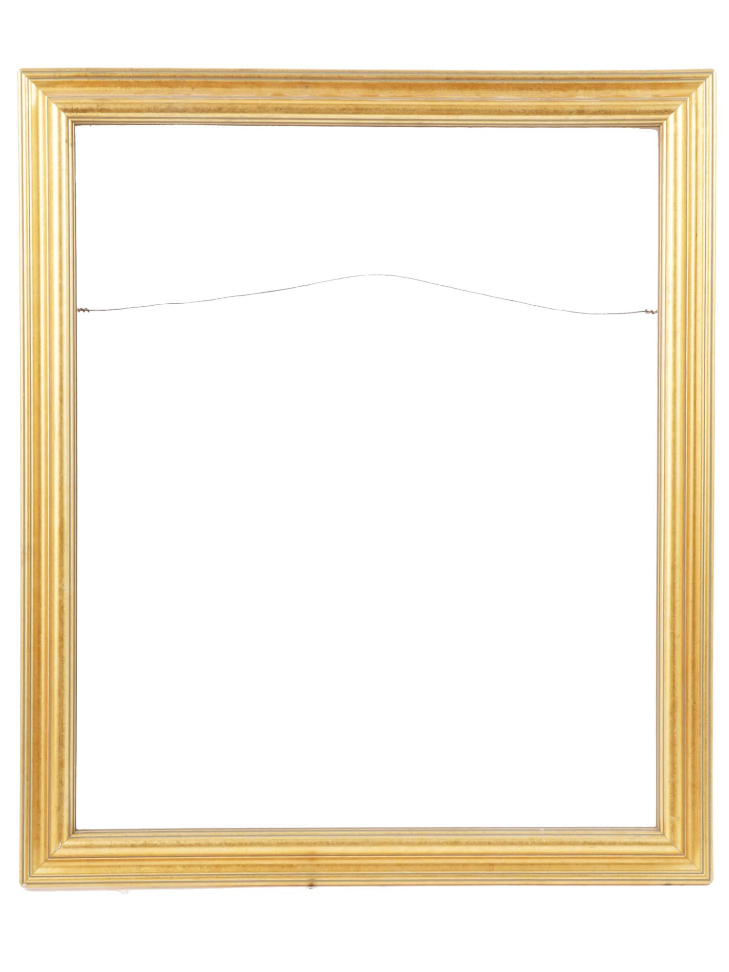 RECTANGULAR SHAPED VICTORIAN GILDED WOODEN FRAME (1 of 3)