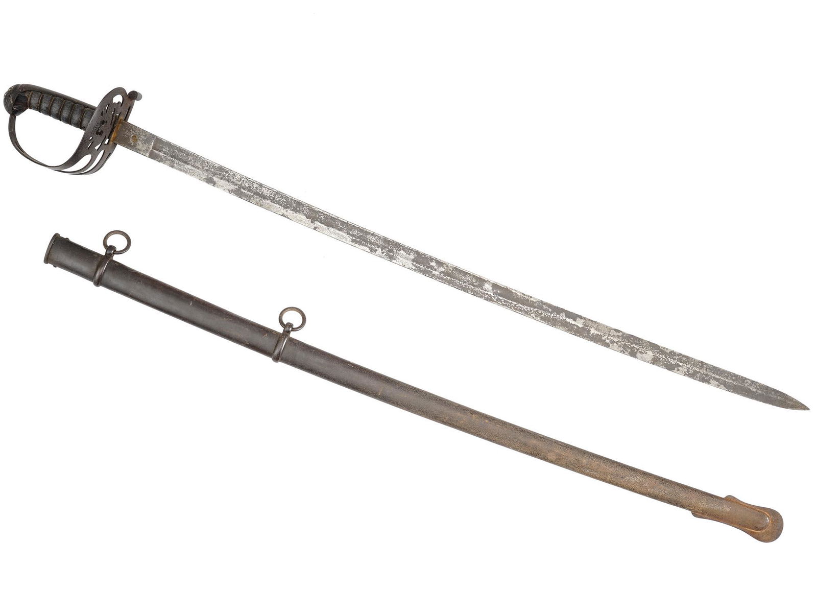 ANTIQUE AMERICAN CIVIL WAR FOOT OFFICERS SWORD (1 of 6)