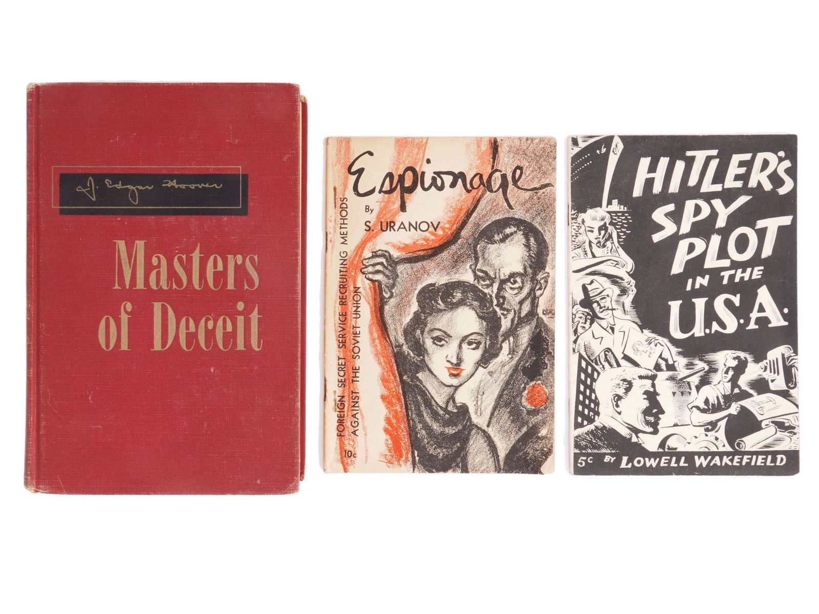 MASTERS OF DECEIT BOOK BY J. EDGAR HOOVER SIGNED (1 of 8)