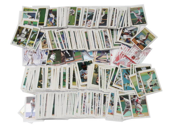 A Large Set Of Collectible Baseball Cards