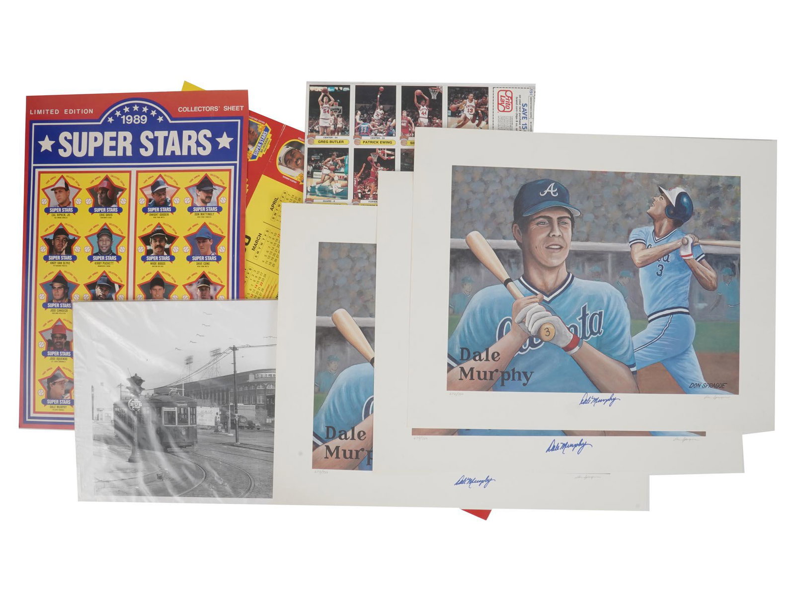 AUTOGRAPHED DALE MURPHY PORTRAITS BY DON SPRAGUE (1 of 12)