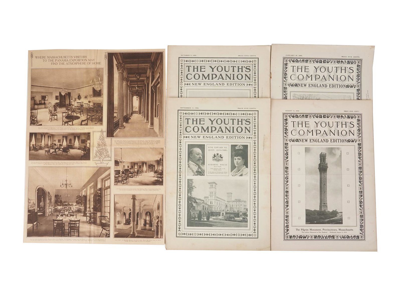 SEVEN ANTIQUE 1900S THE YOUTH'S COMPANION ISSUES (1 of 4)