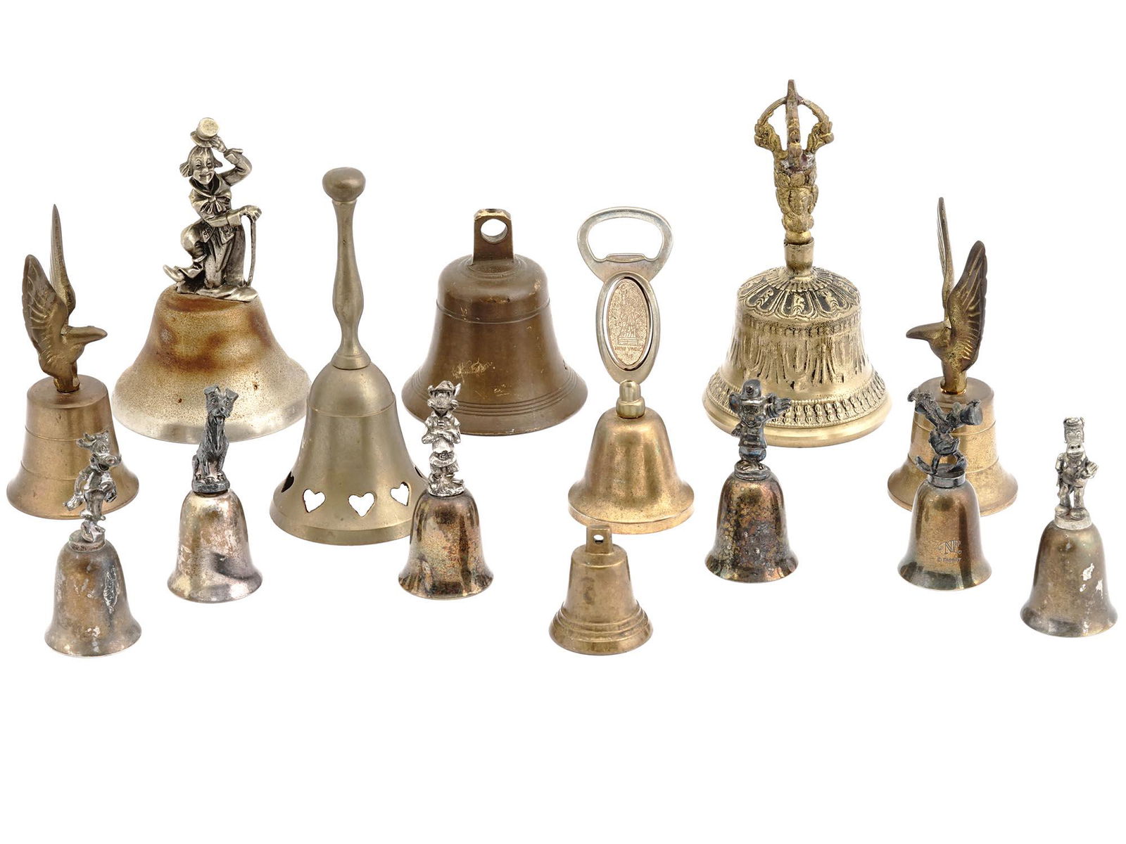 COLLECTION OF VINTAGE DECORATIVE HAND BELLS (1 of 3)