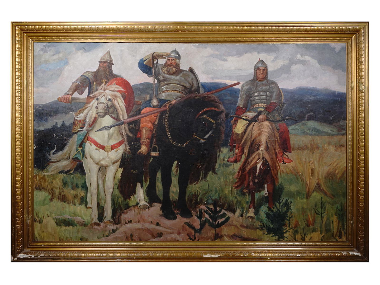 RUSSIAN PAINTING OF BOGATYRS AFTER VIKTOR VASNETSOV (1 of 12)