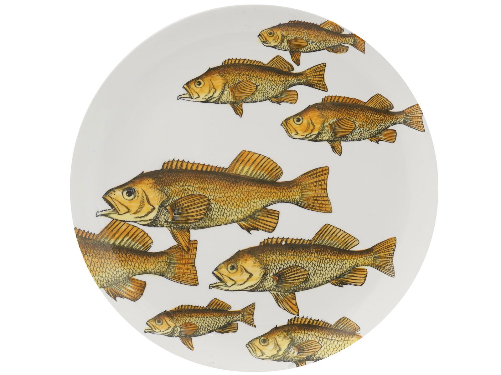 VINTAGE ITALIAN PIERO FORNASETTI PESCI FISH PLATE (1 of 3)