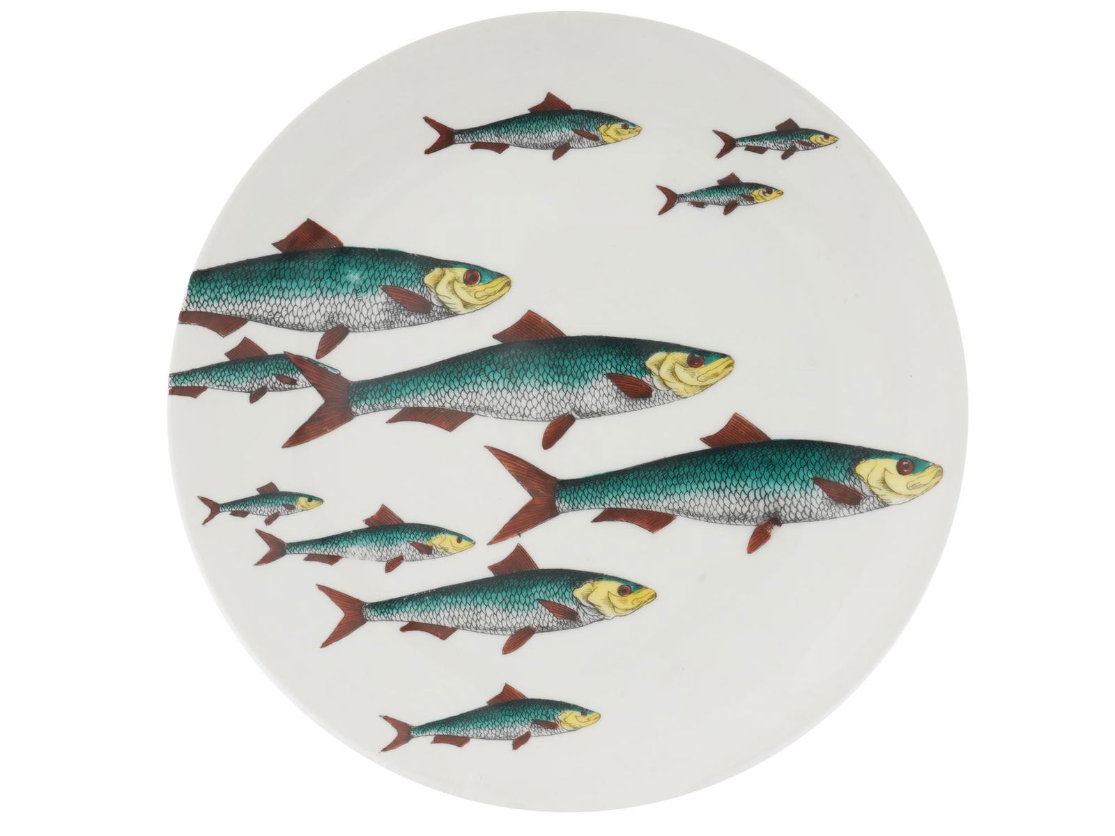 ITALIAN FISH PORCELAIN PLATE BY PIERO FORNASETTI (1 of 3)
