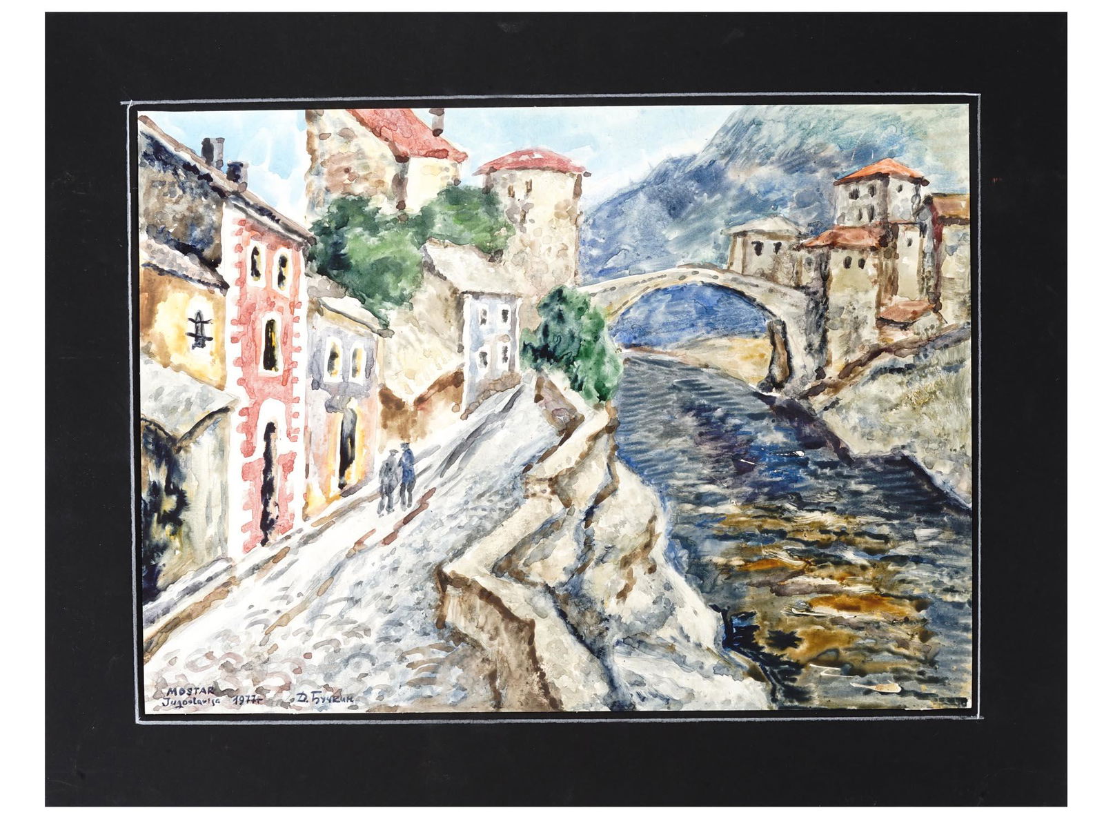 1977 RUSSIAN MOSTAR PAINTING BY DMITRY BUCHKIN (1 of 4)