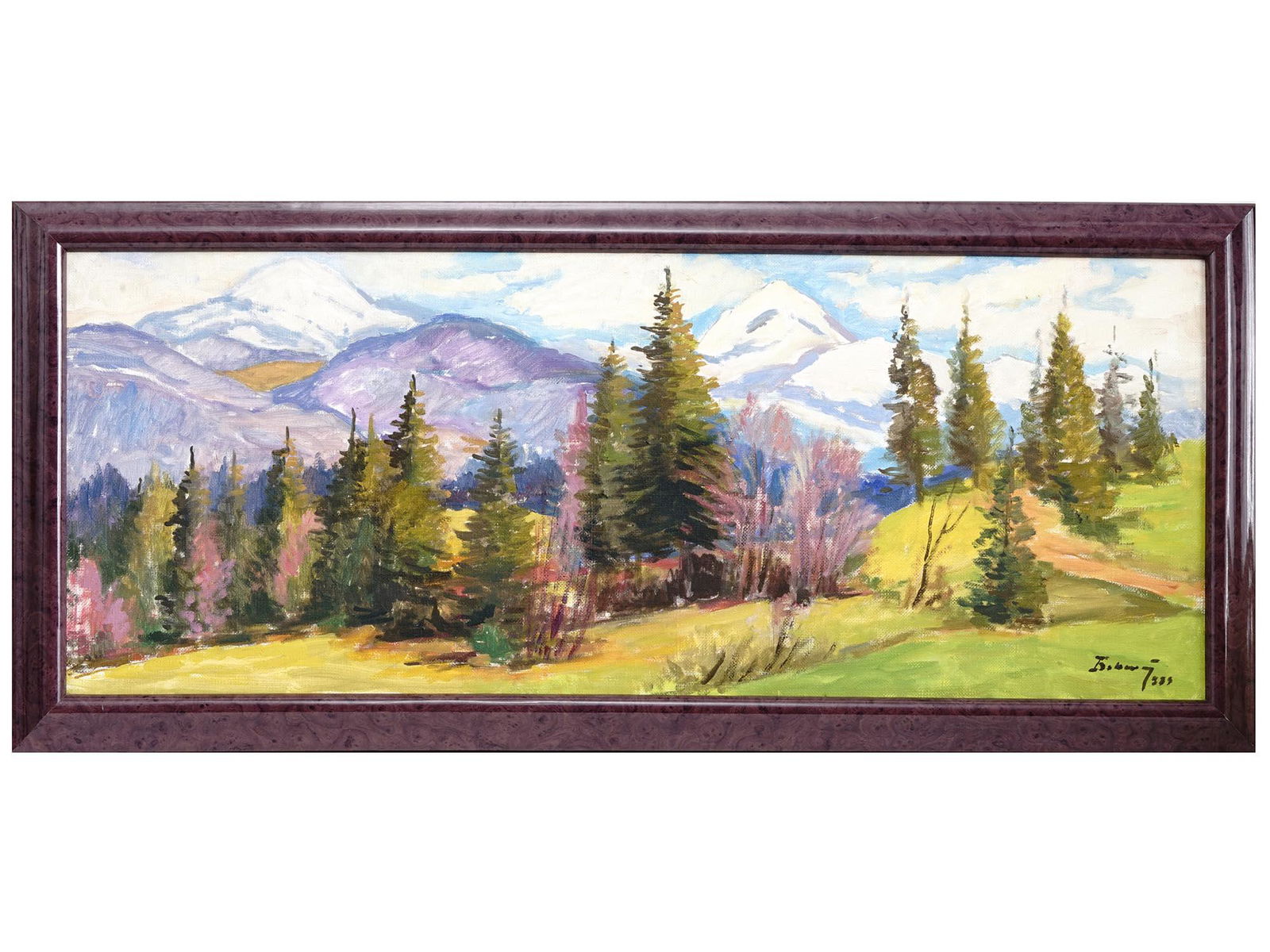 JOSIF BOKSAY UKRAINIAN SOVIET OIL PAINTING 1989 (1 of 4)