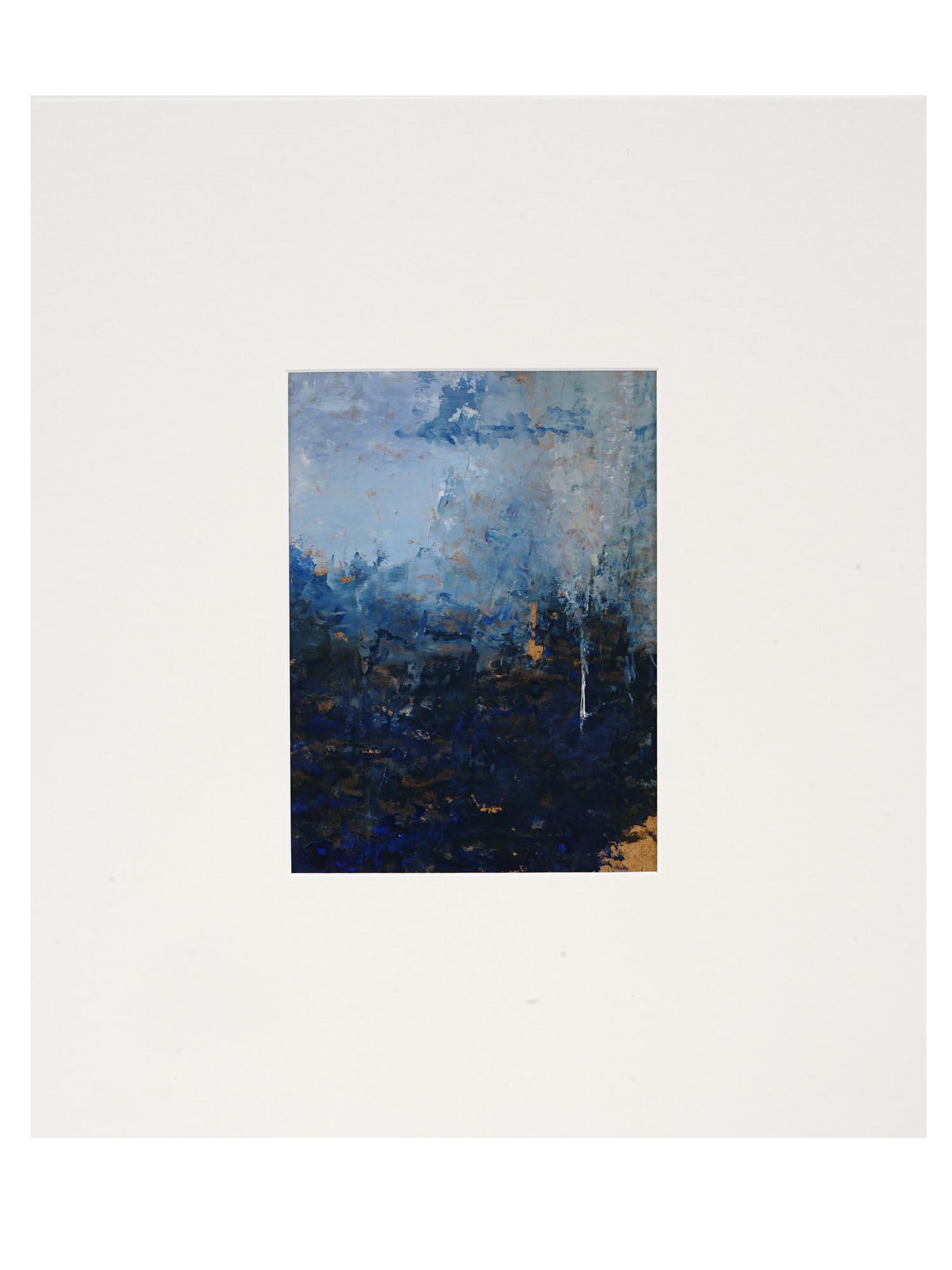 RUSSIAN LANDSCAPE OIL PAINTING BY NINA ZBANDUTO: Nina Zbanduto, Russian, 1894 to 1988, oil painting on board depicting a forest landscape in the manner of Impressionism. Circa: 1950s. Unsigned. Matted. Nina Zbanduto is a Russian artist, known for Im