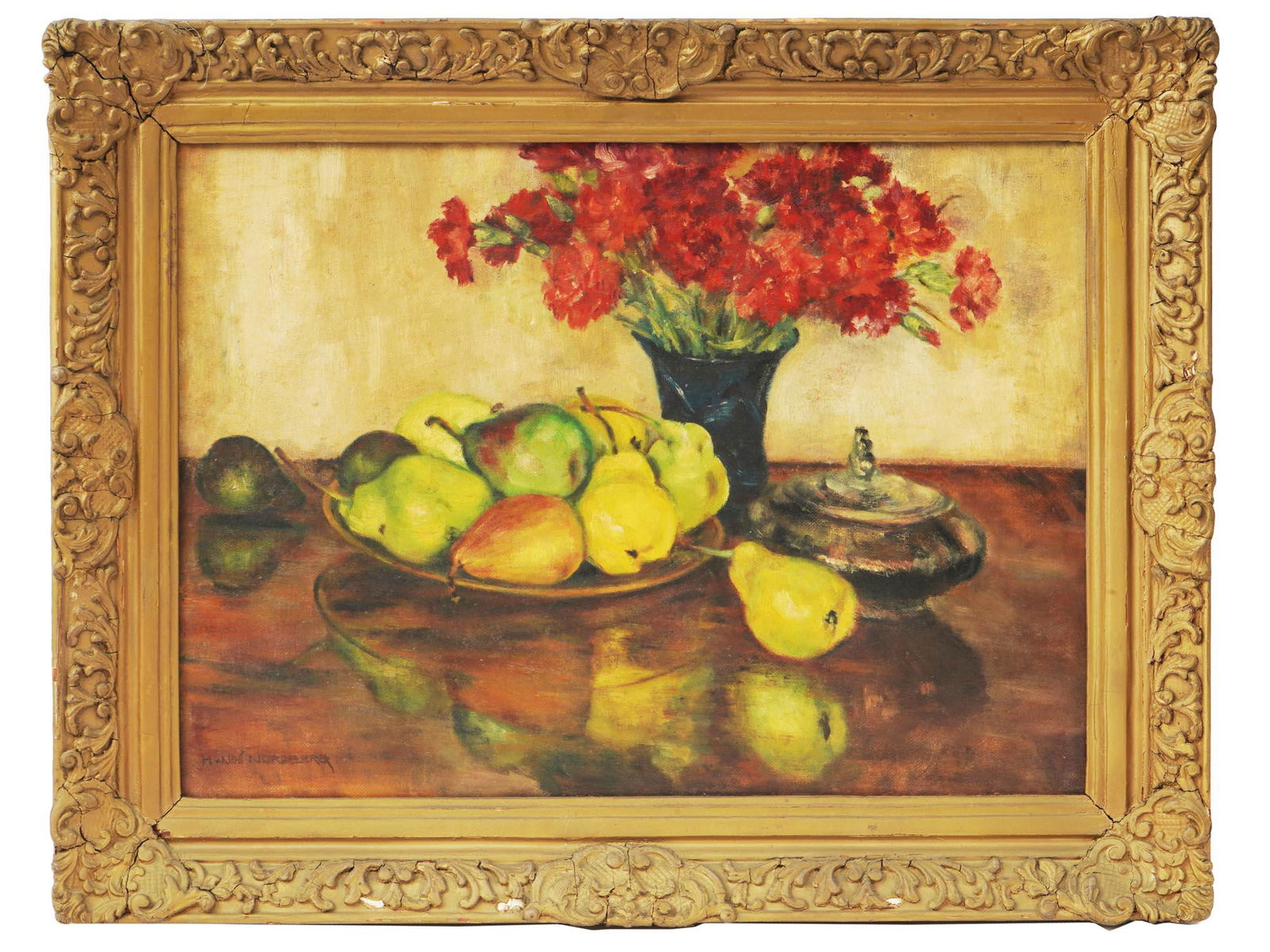 MID CENT STILL LIFE OIL PAINTING BY NOE NORDBERG (1 of 4)