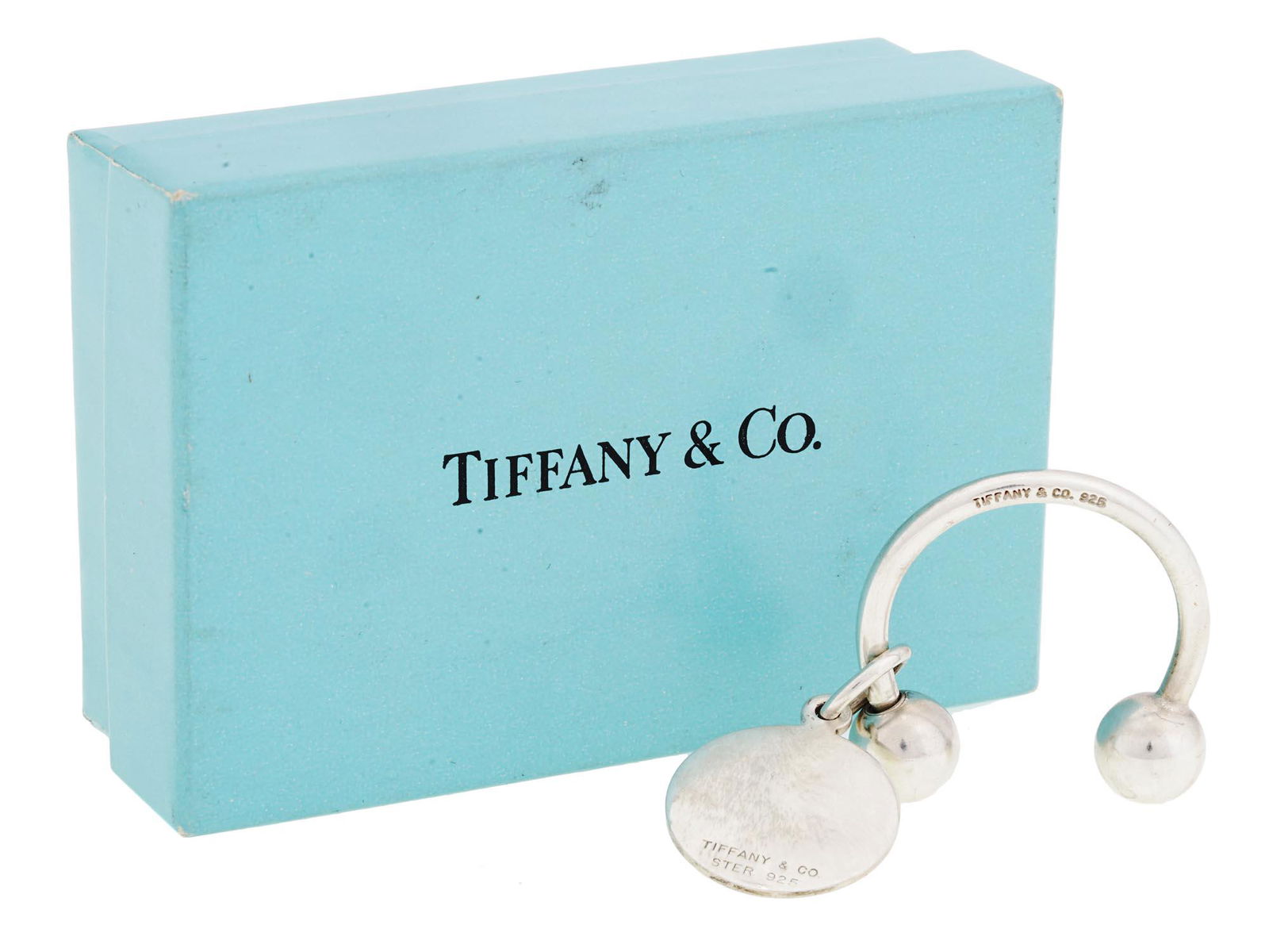 TIFFANY AND CO 925 STERLING SILVER CHARM KEY RING (1 of 5)