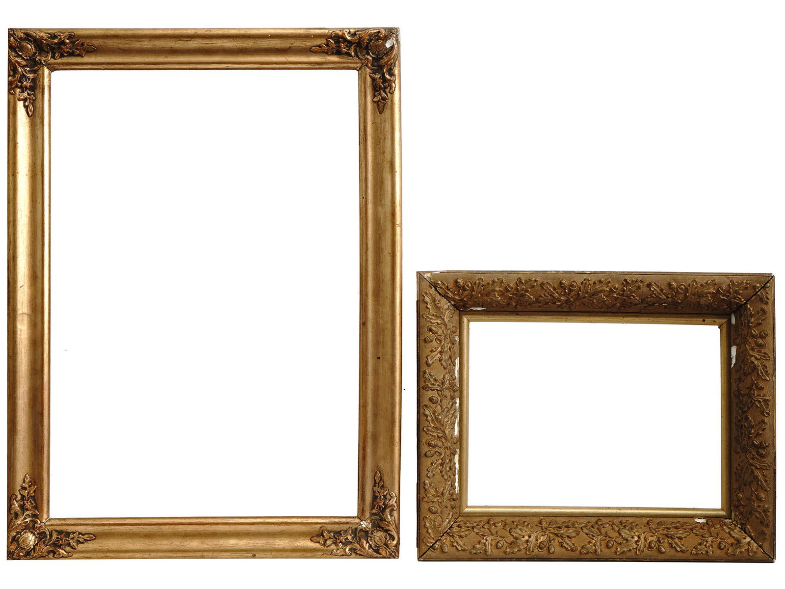 VINTAGE EUROPEAN SCHOOL CARVED GILT WOODEN FRAMES (1 of 5)
