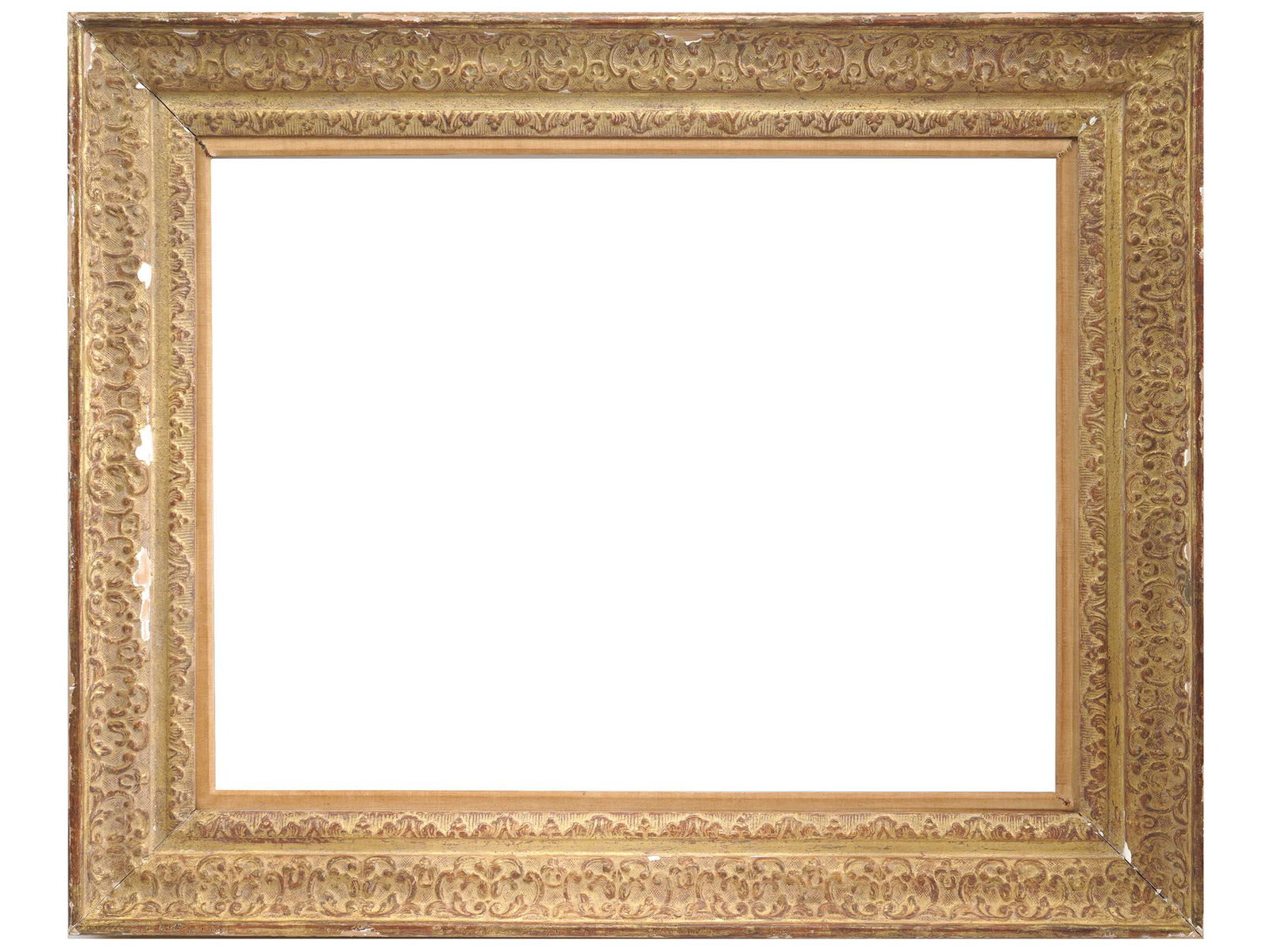 ANTIQUE CONTINENTAL ORNAMENTAL GILT WOODEN FRAME (1 of 2)