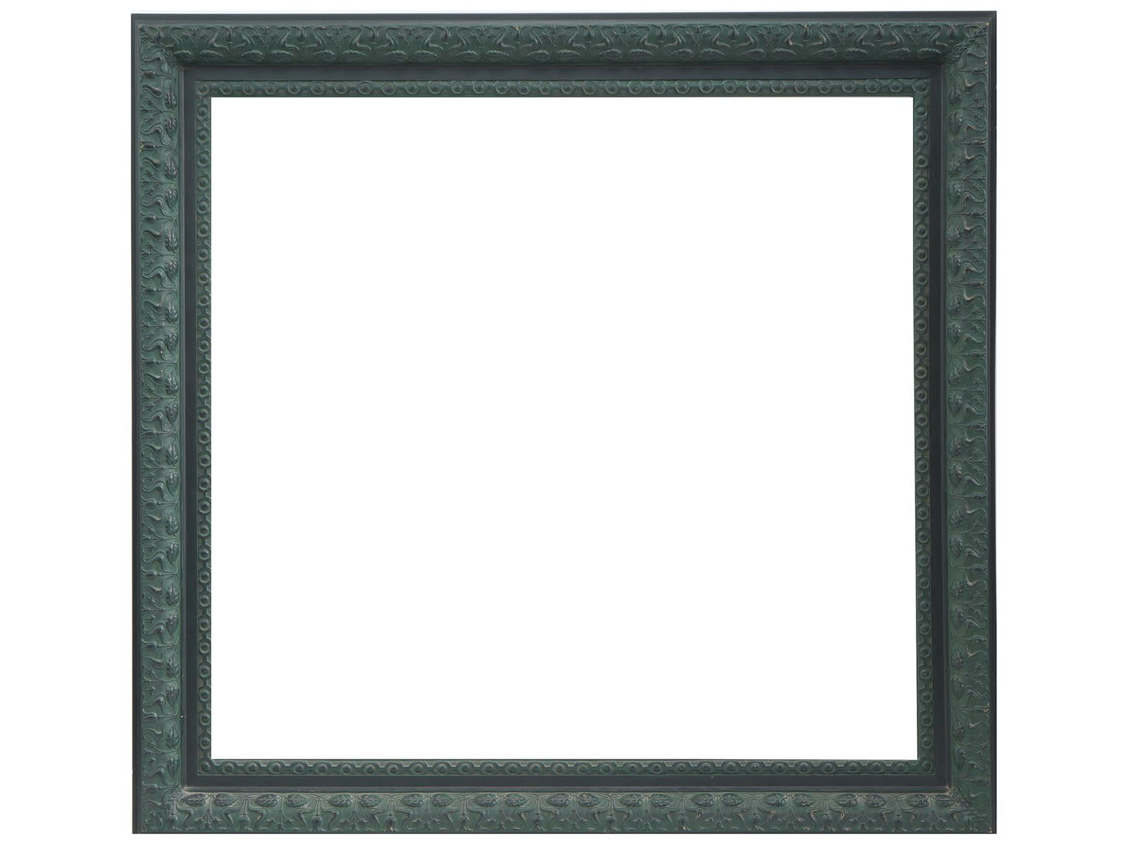 ART NOUVEAU ORNATE HAND CARVED WOOD PICTURE FRAME (1 of 2)