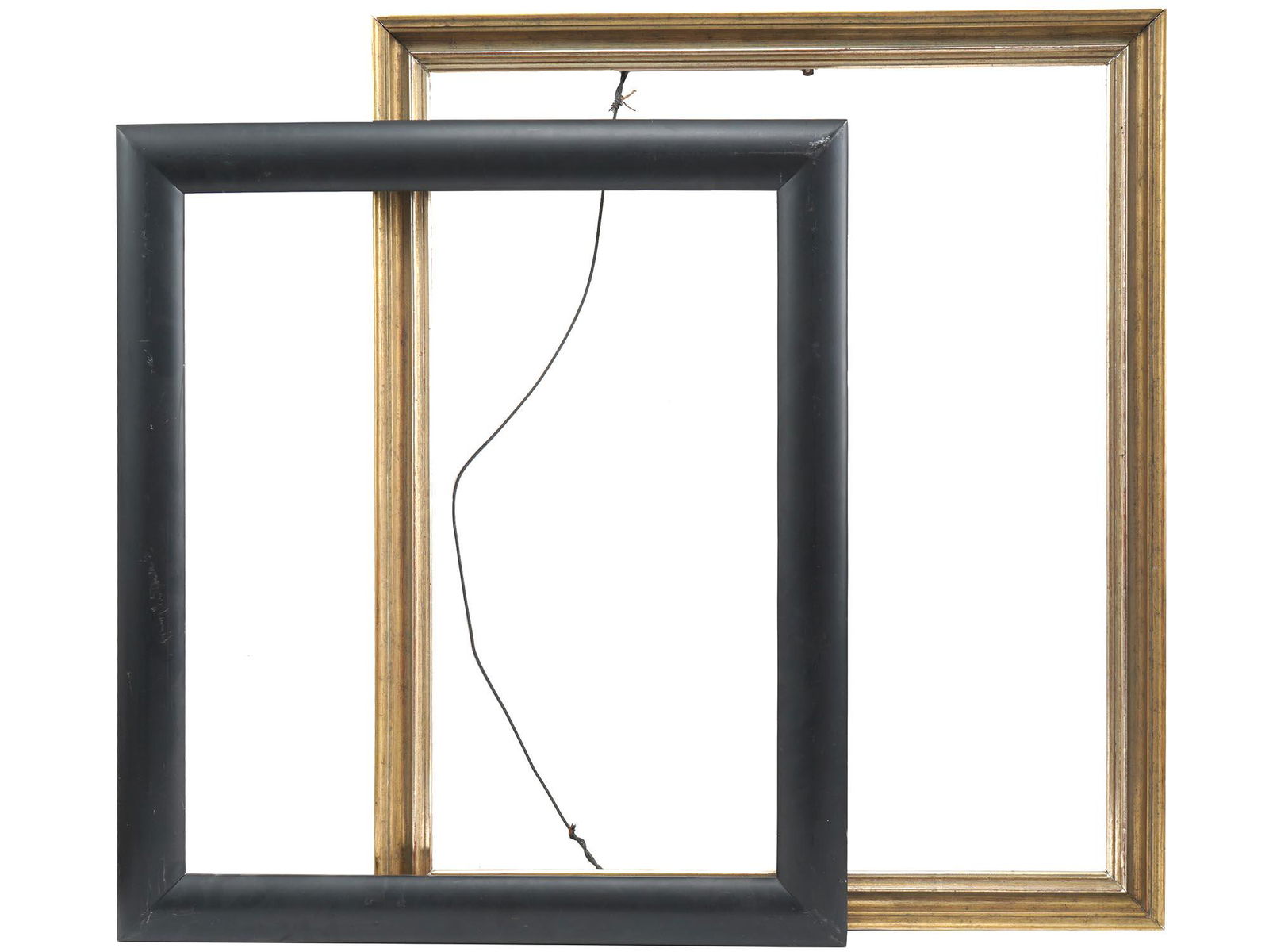 VINTAGE BLACK AND GOLDEN PLEIN AIR PICTURE FRAMES (1 of 5)