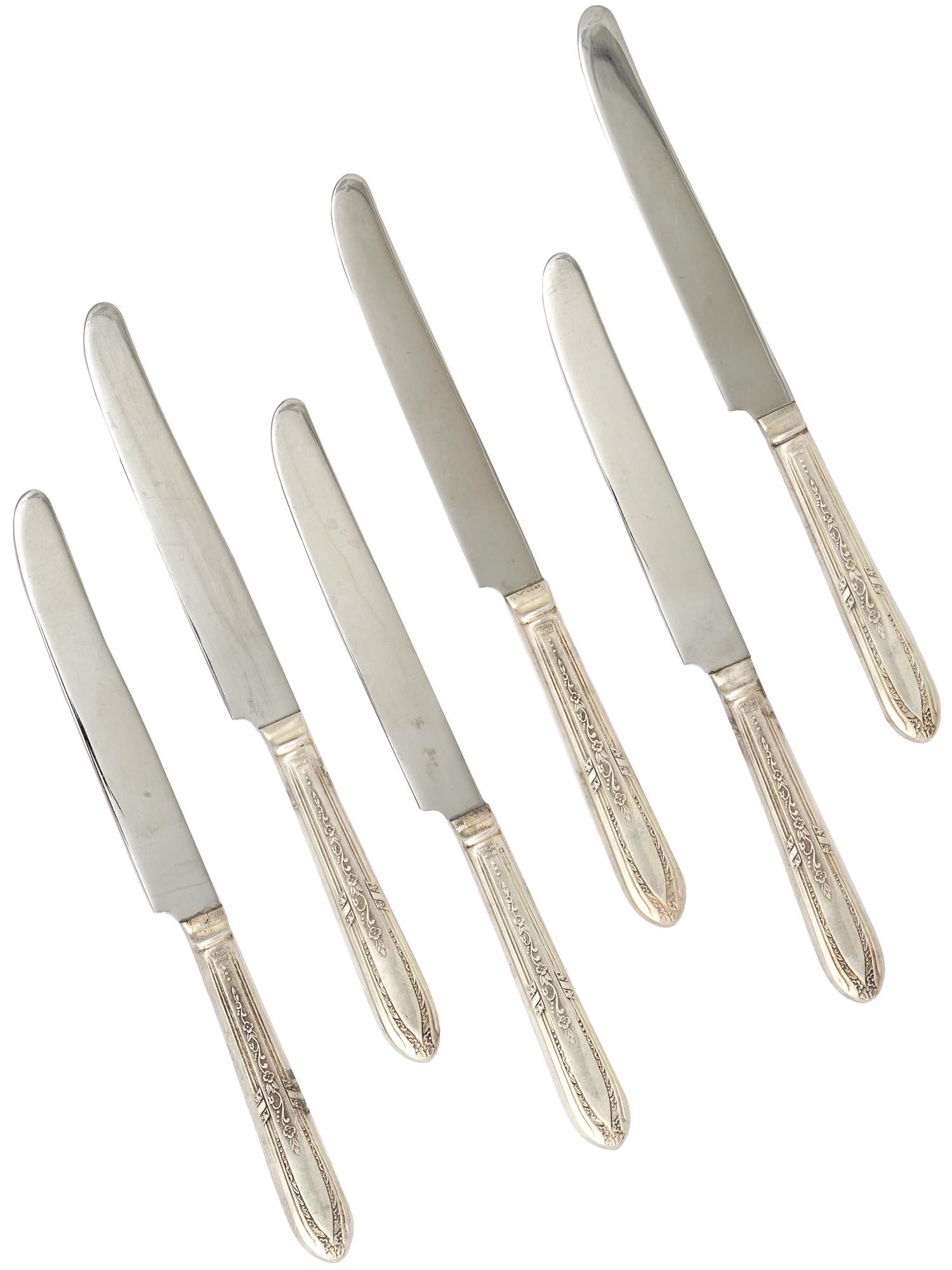 ANTIQUE US STERLING AND STAINLESS STEEL KNIVES (1 of 4)