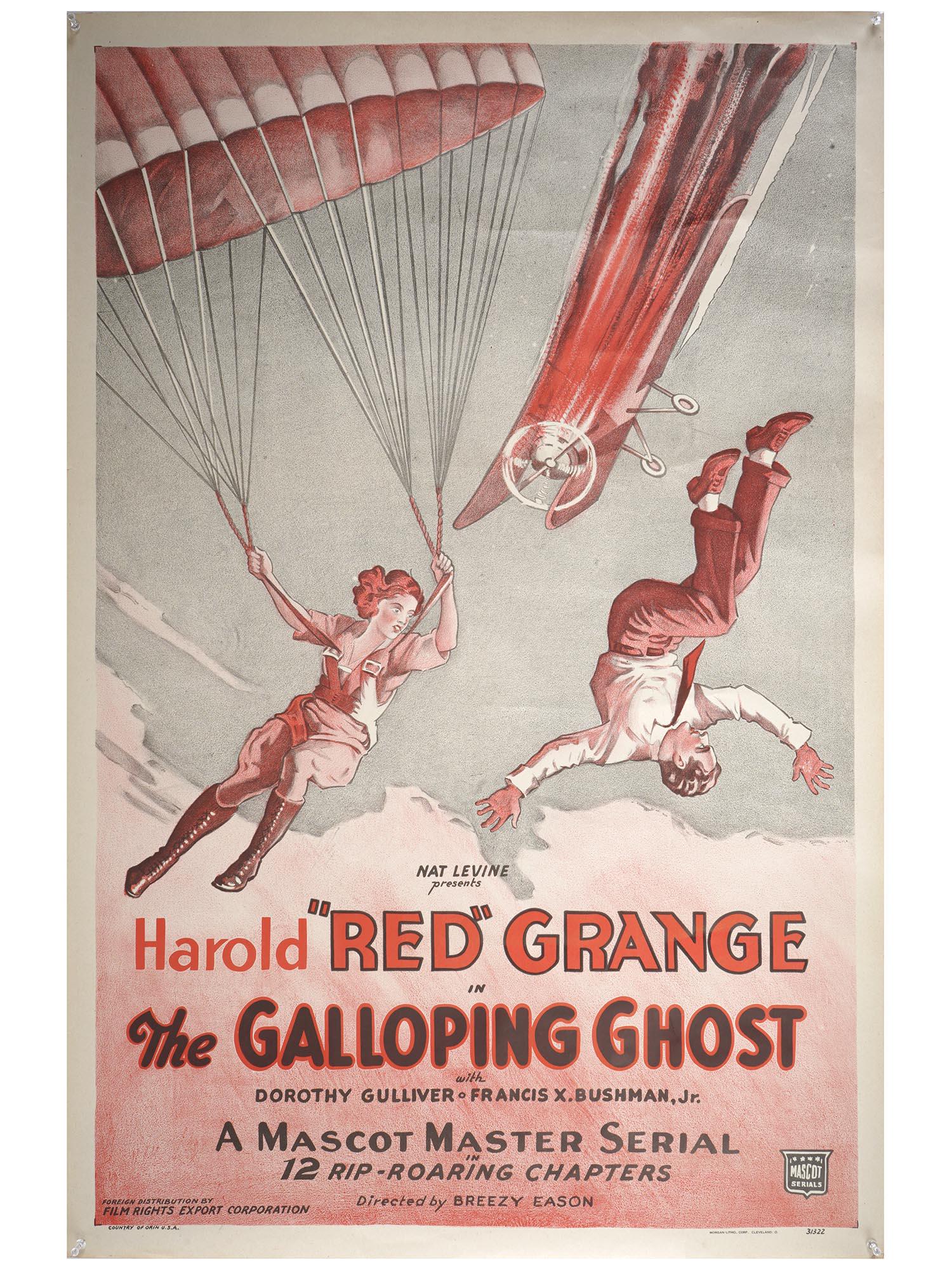 VINTAGE AMERICAN GALLOPING GHOST MOVIE POSTER (1 of 5)