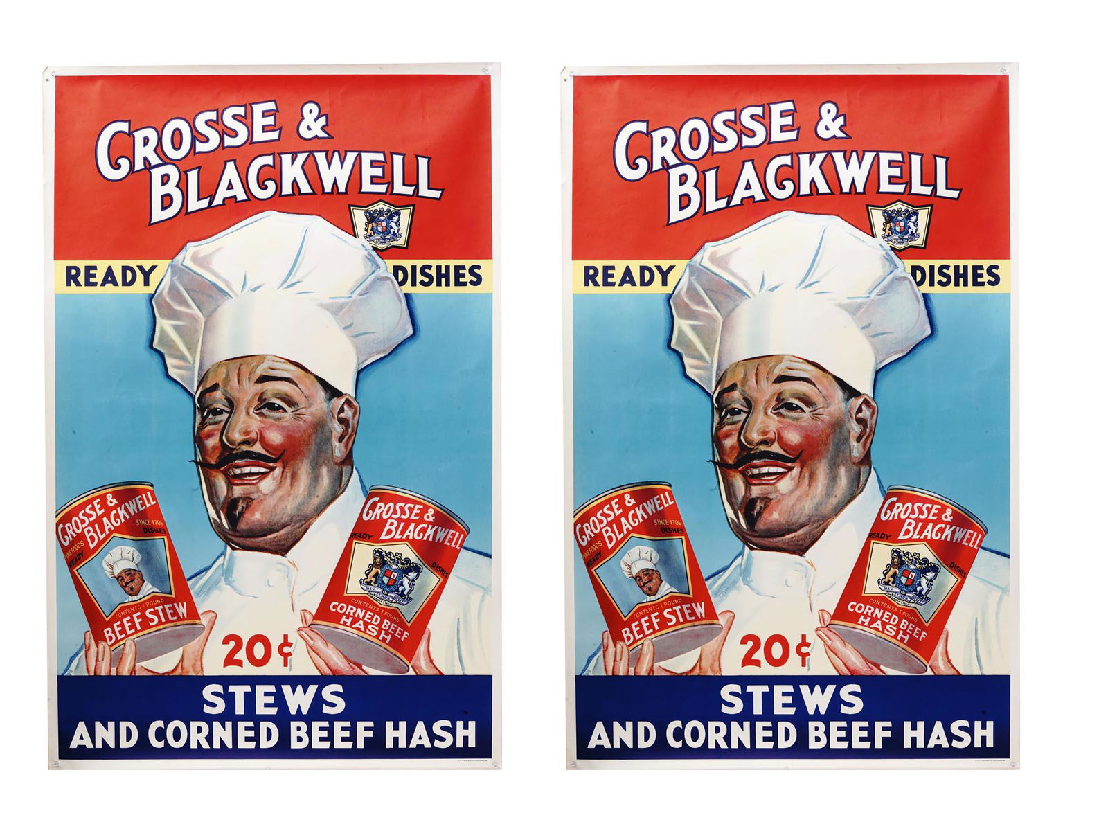 VINTAGE CA 1940 CROSSE AND BLACKWELL POSTERS (1 of 5)