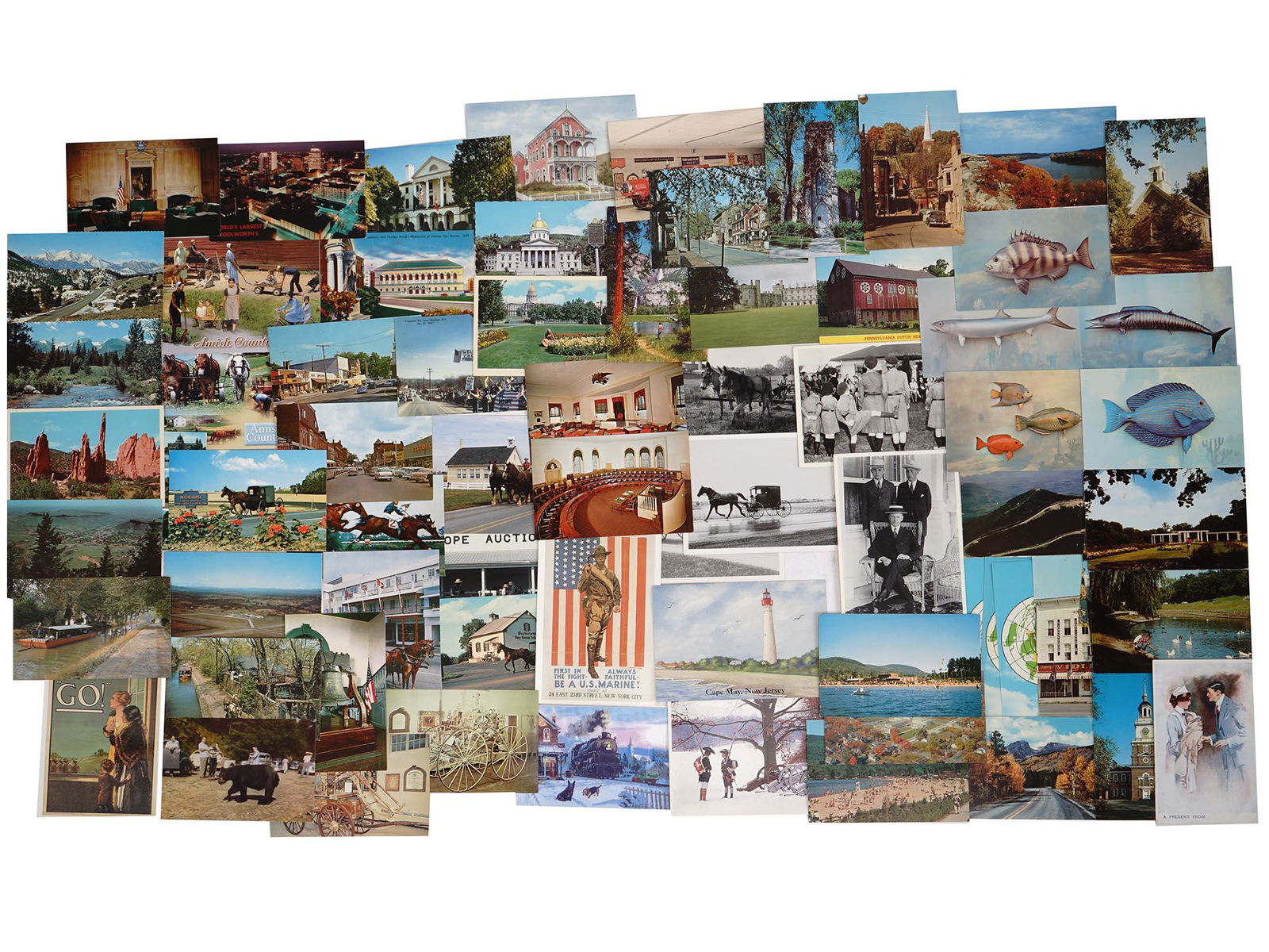 LARGE COLLECTION OF ART PRINTS PHOTOS POST CARDS (1 of 7)