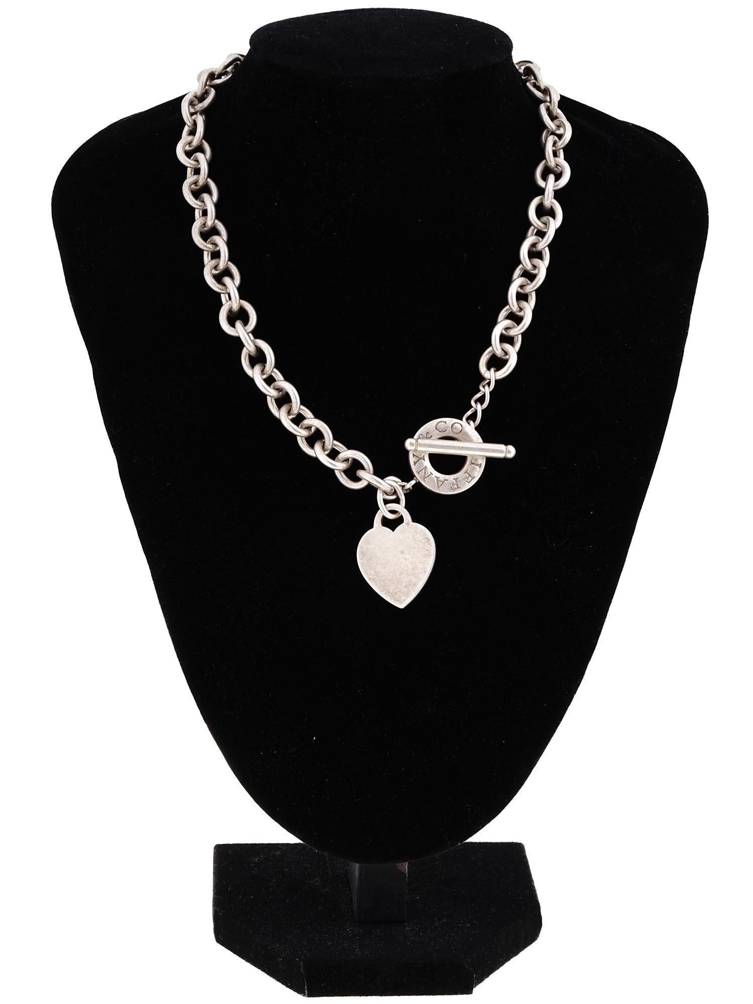 TIFFANY CO STERLING SILVER TOGGLE CHAIN NECKLACE (1 of 3)