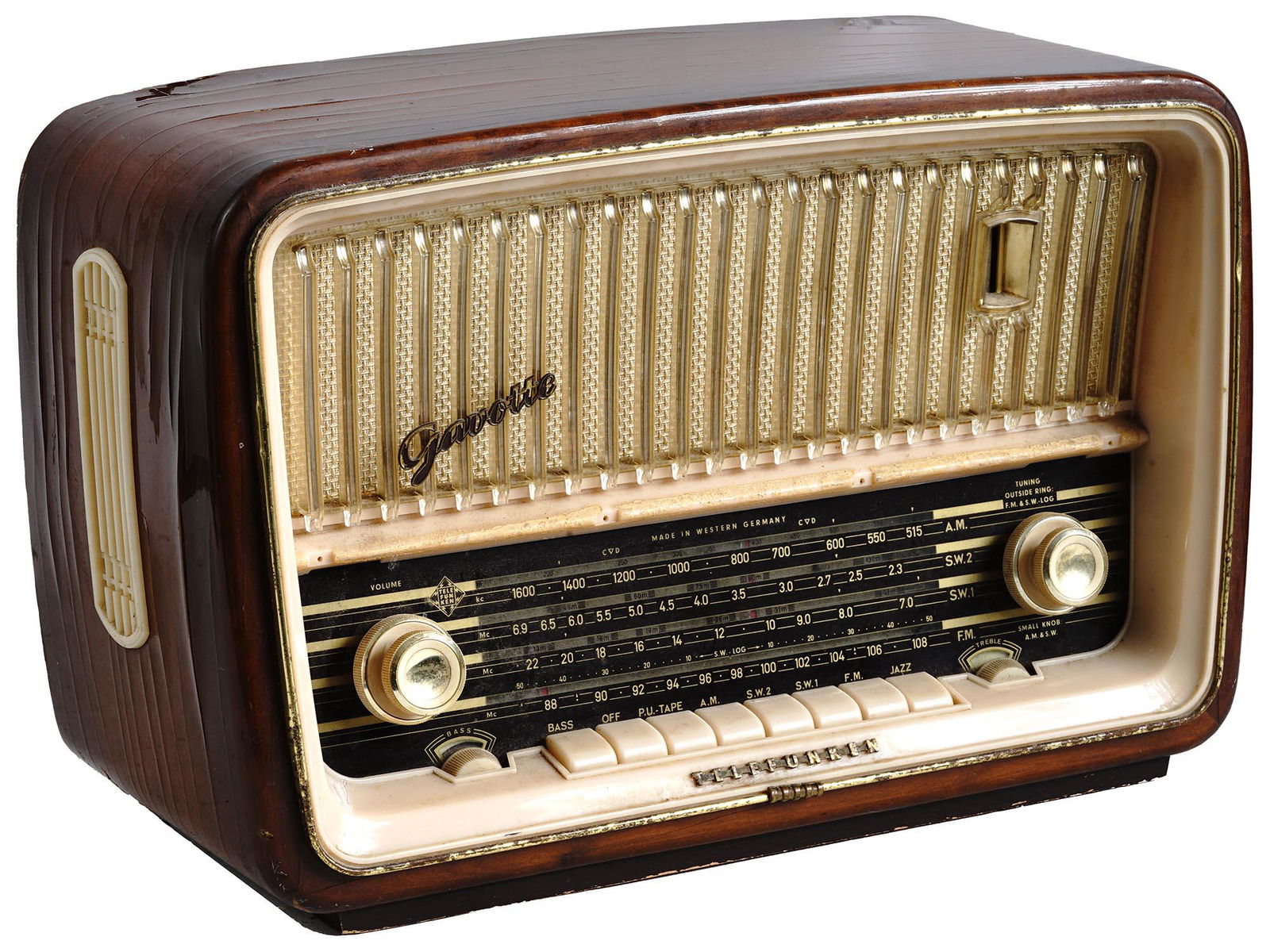 MID CENT GERMAN GAVOTTE 5353W RADIO BY TELEFUNKEN (1 of 5)